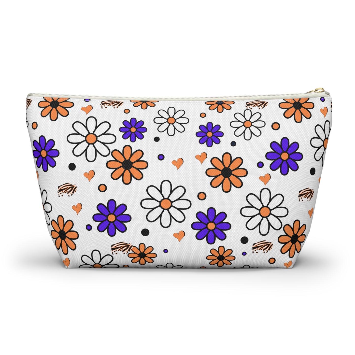 Buffalo Bandits Flower Power Retro Accessory Pouch w T-bottom