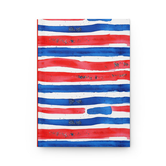 Buffalo Bills Watercolor 6" x 9" 150 Page (75 sheets) white lined paper Hardcover Journal