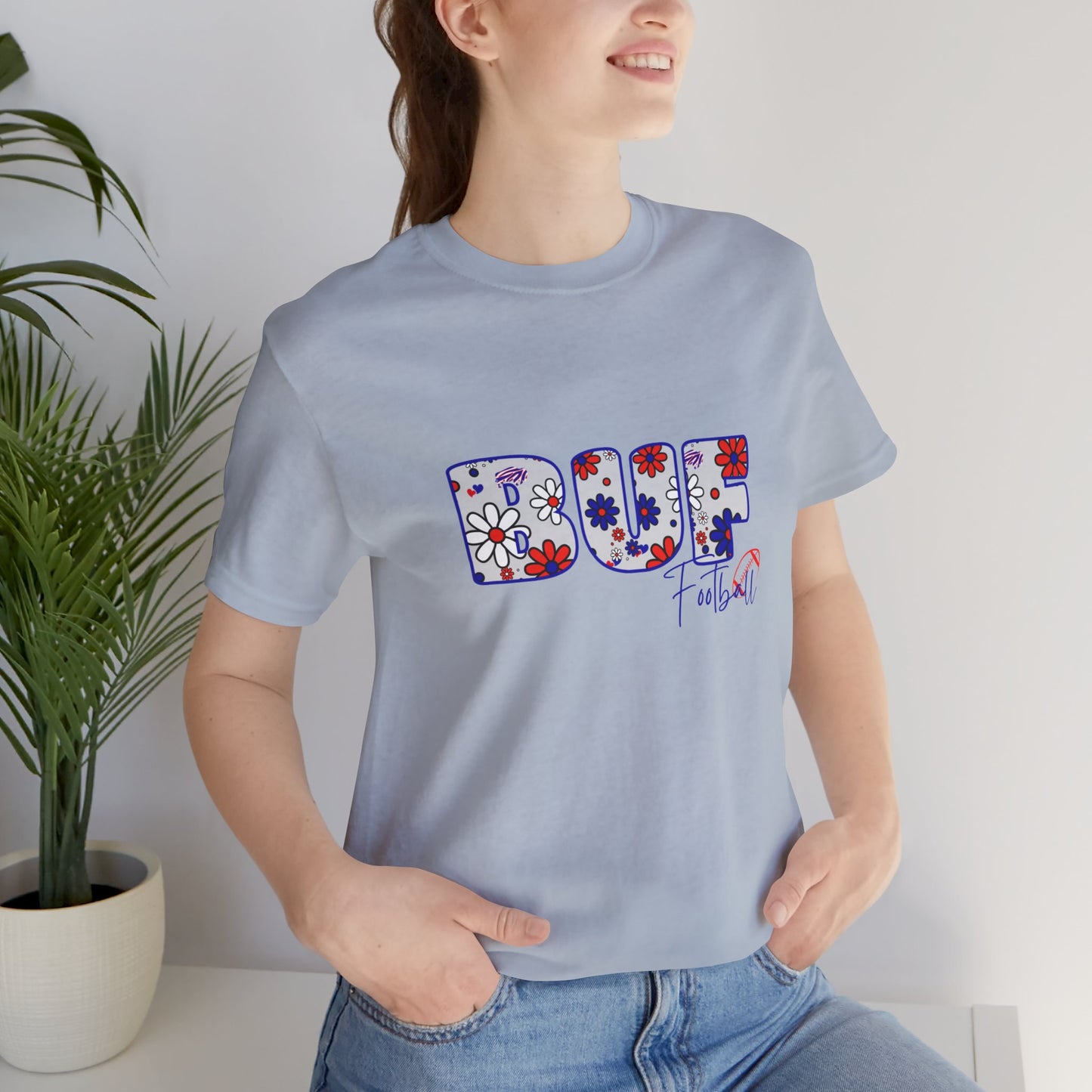 Buffalo Bills Flower Power Print T-Shirt