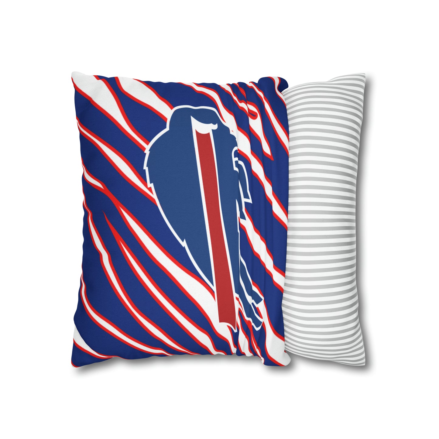 Zubaz Buffalo Bills Spun Polyester Square Pillow Case