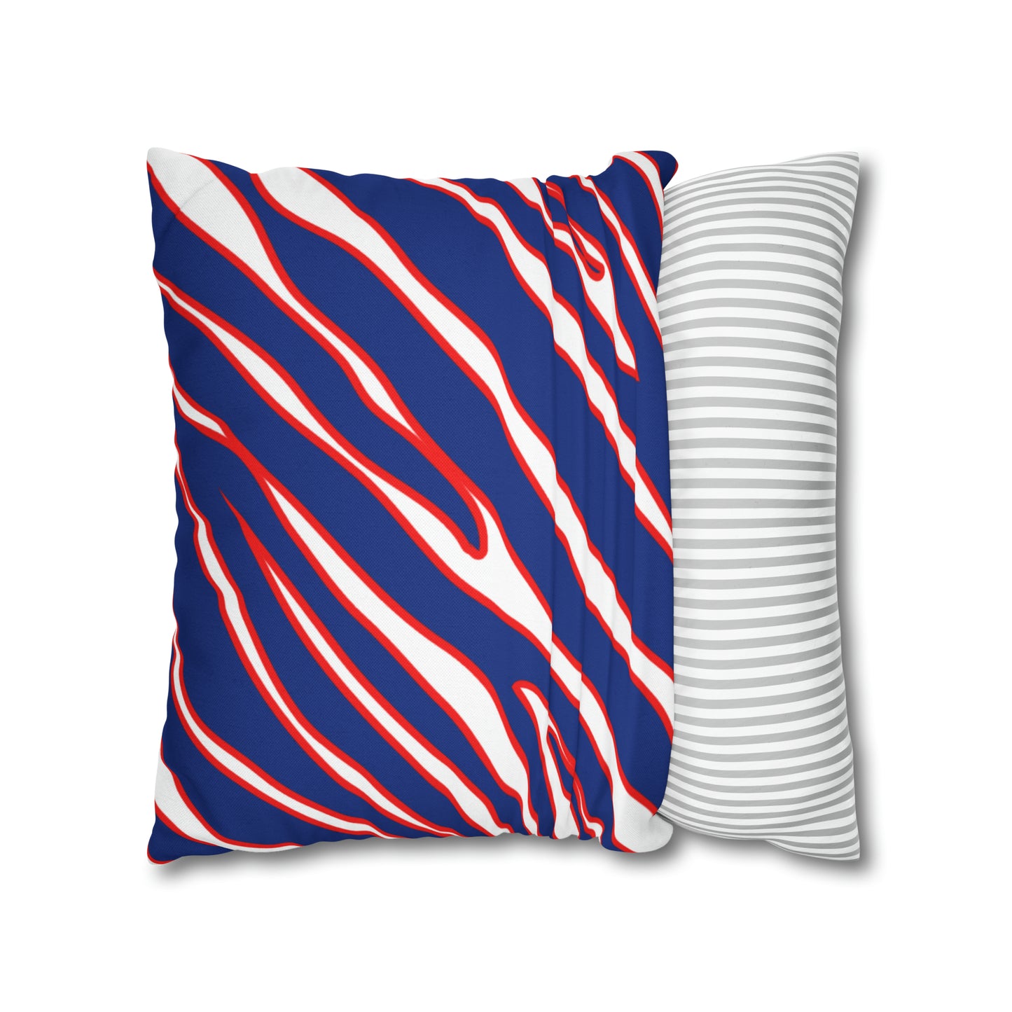 Zubaz Buffalo Bills Spun Polyester Square Pillow Case