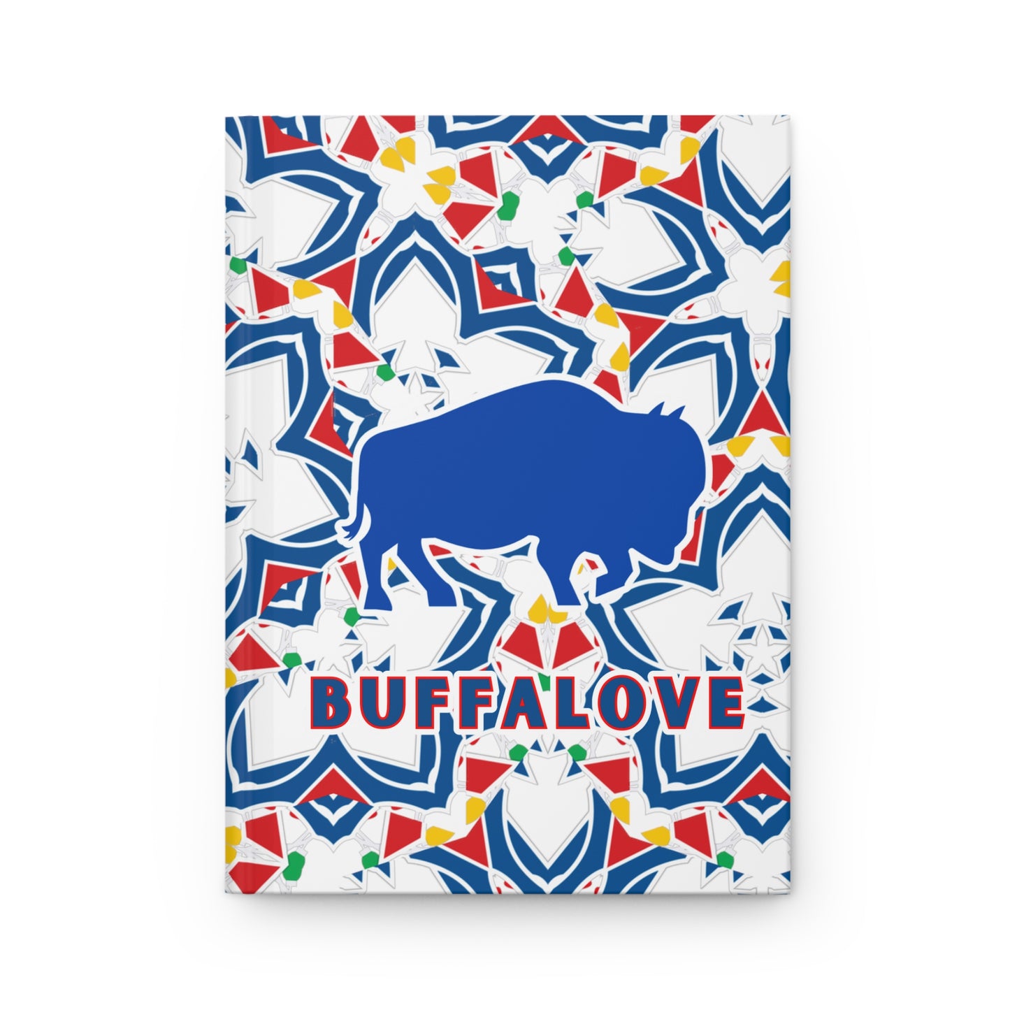 Buffalove Mash Up 6" x 9" 150 Page (75 sheets of white lined paper) Hardcover Matte Journal