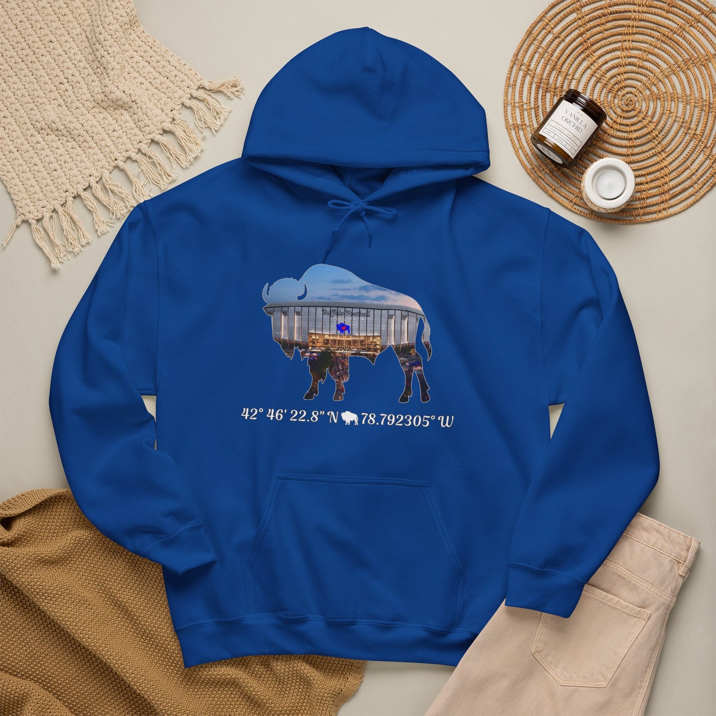 Welcome to Buffalo Football's New Stadium Unisex Heavy Blend™ Hooded Sweatshirt
