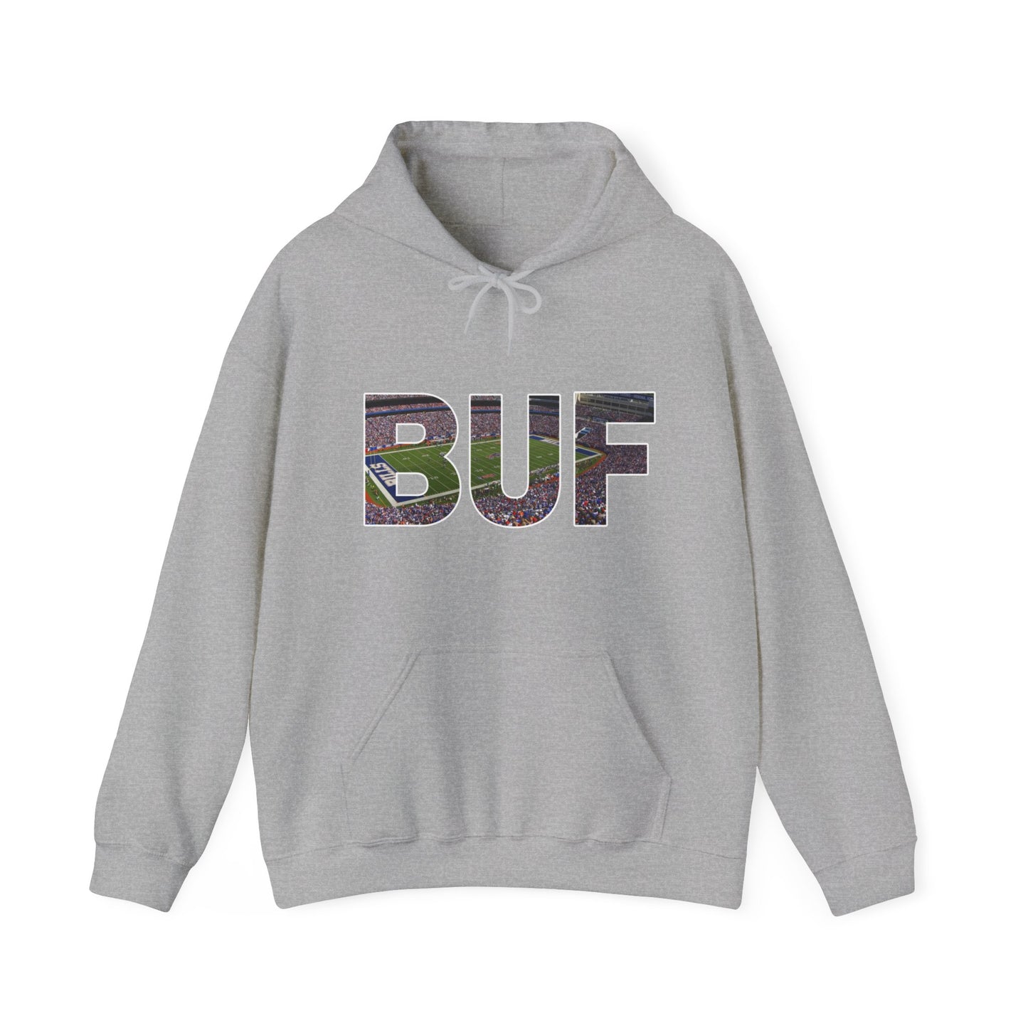 BUF Buffalo Bills Stadium Unisex Heavy Blend™ Hooded Sweatshirt