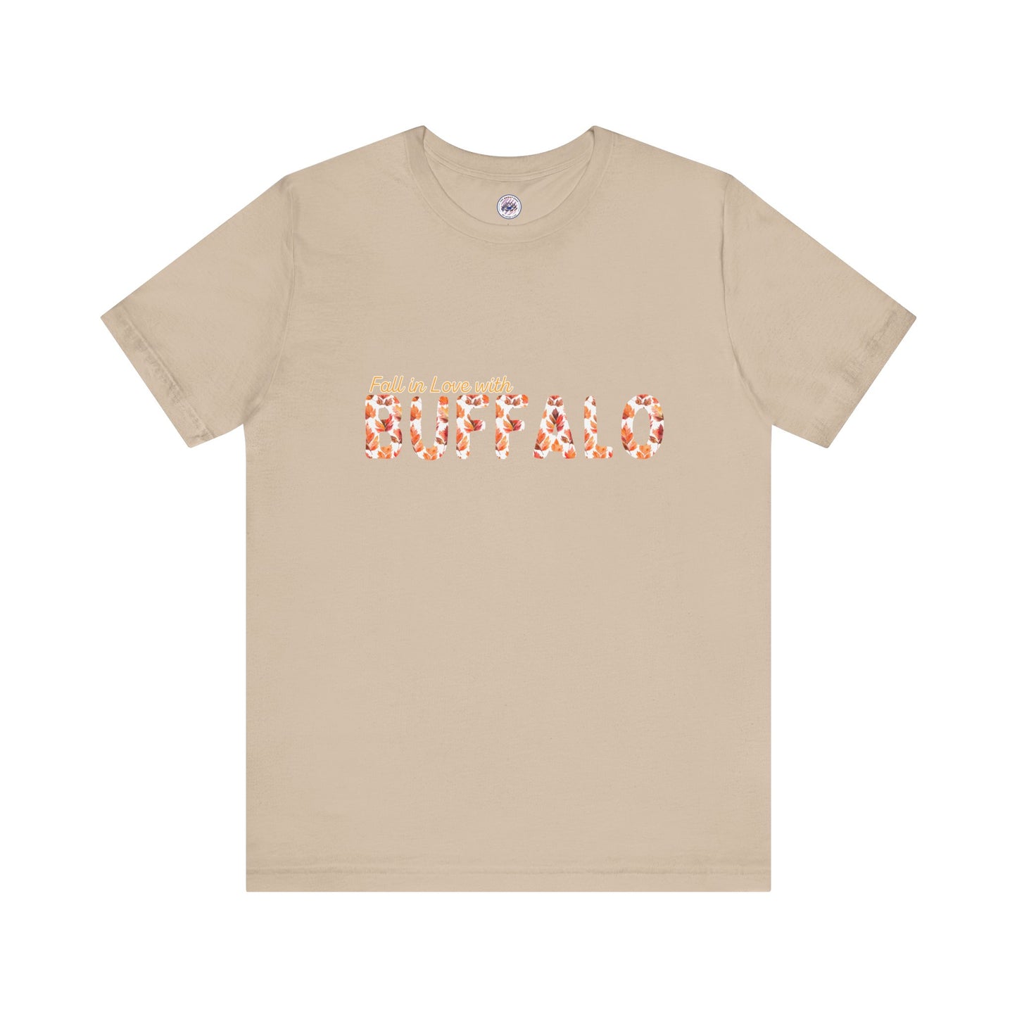 Watercolor Buffalo Leaves T-Shirt (Where else would you rather be...)