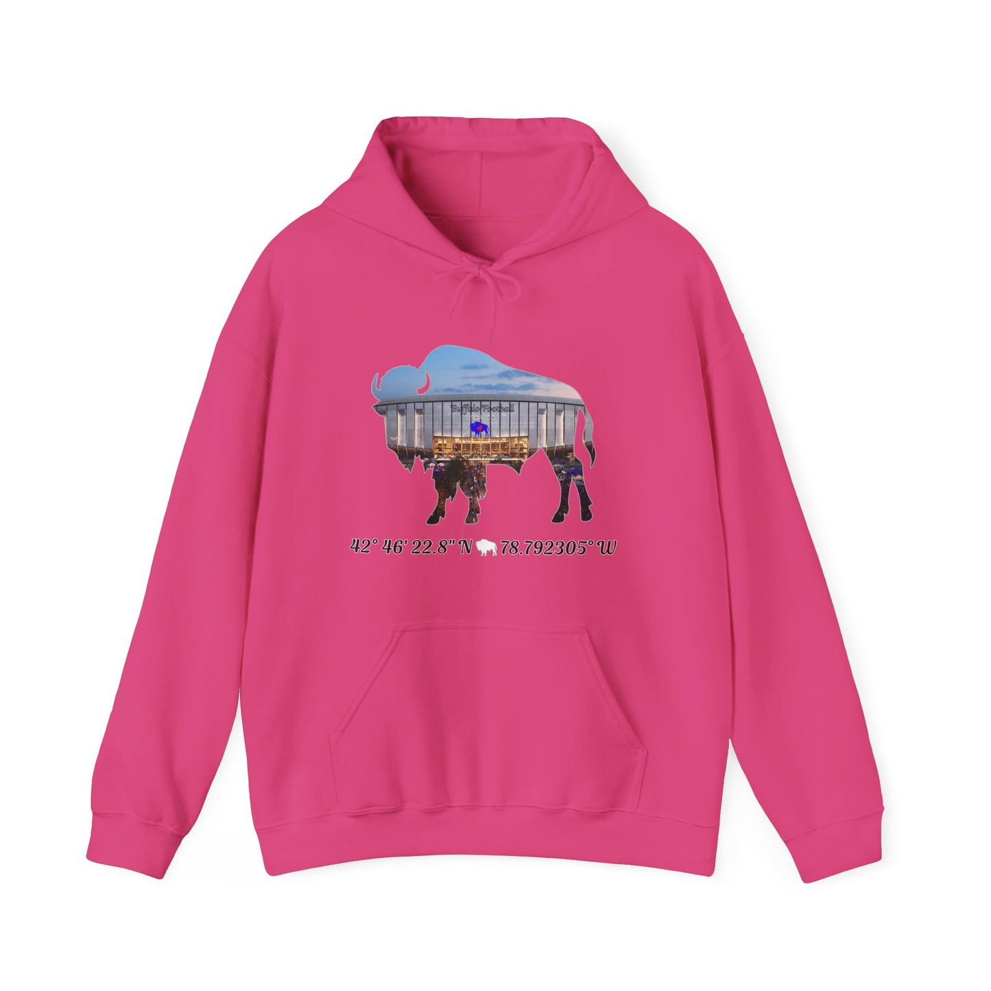 Welcome to Buffalo Football's New Stadium Unisex Heavy Blend™ Hooded Sweatshirt