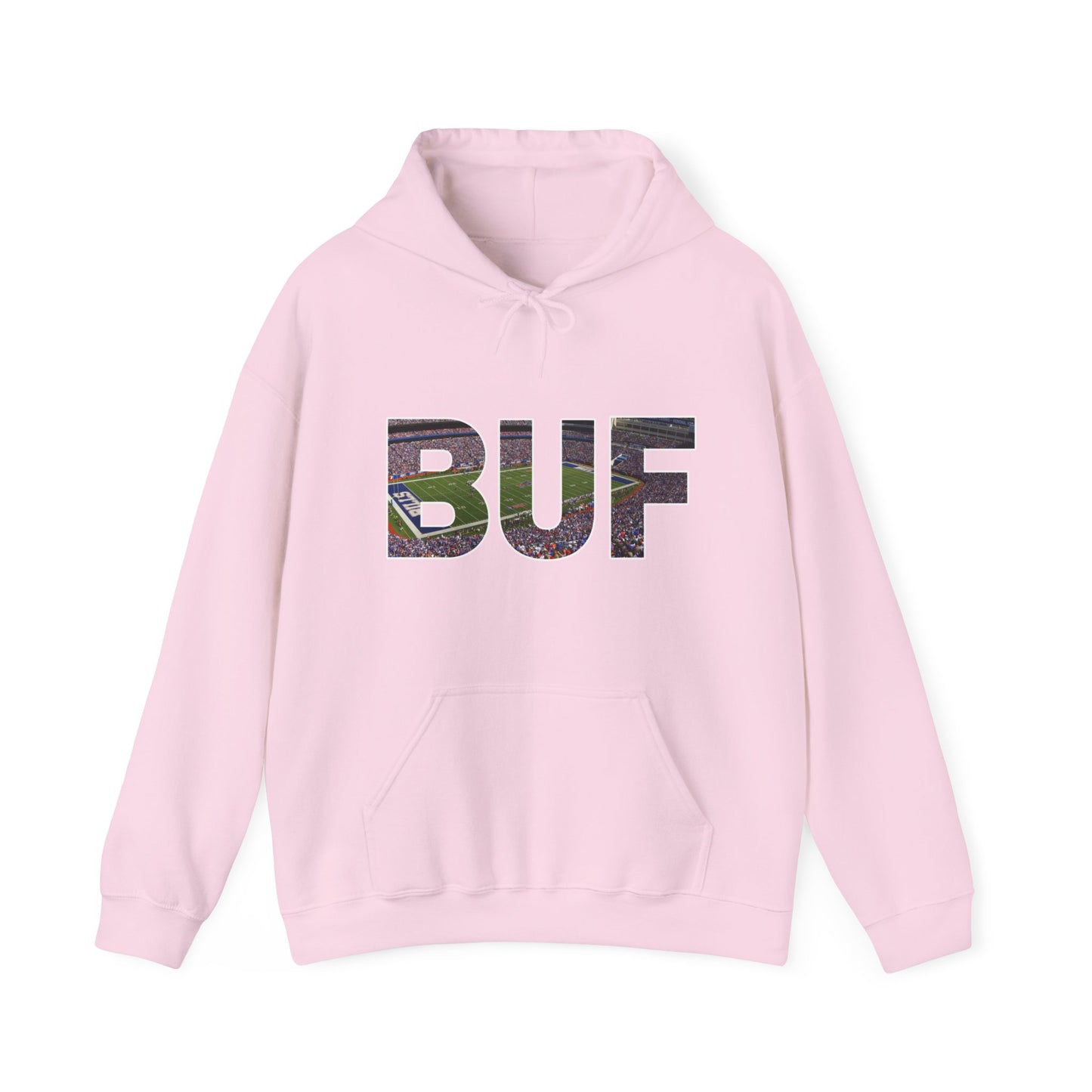 BUF Buffalo Bills Stadium Unisex Heavy Blend™ Hooded Sweatshirt