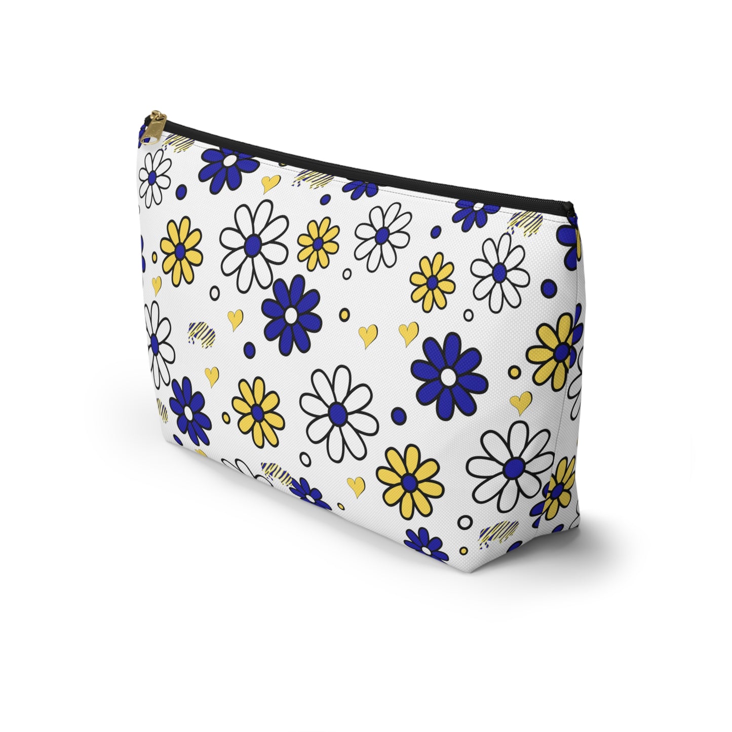 Buffalo Sabres Flower Power Retro Accessory Pouch w T-bottom