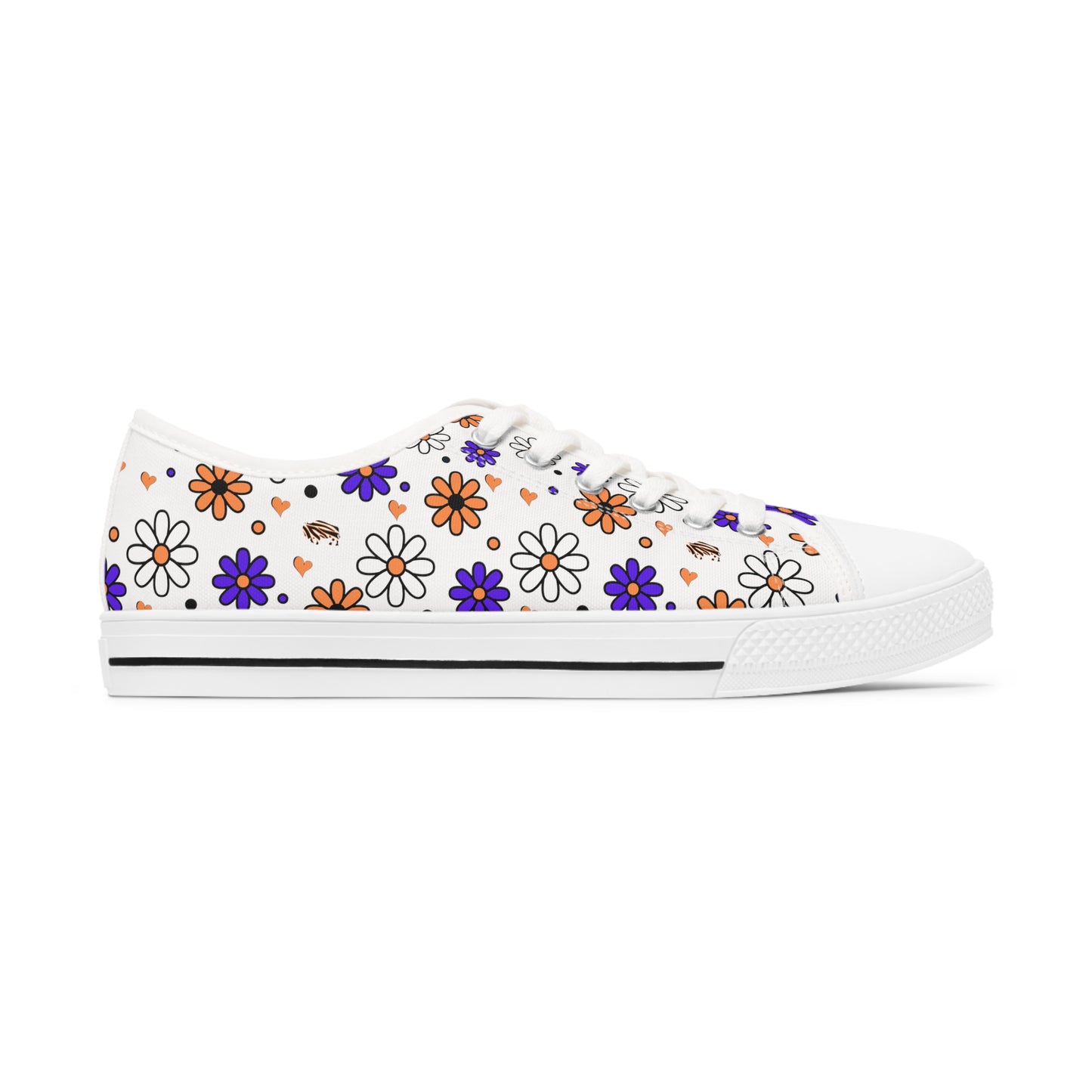 Buffalo Bandits Flower Power Women's Low Top Sneakers