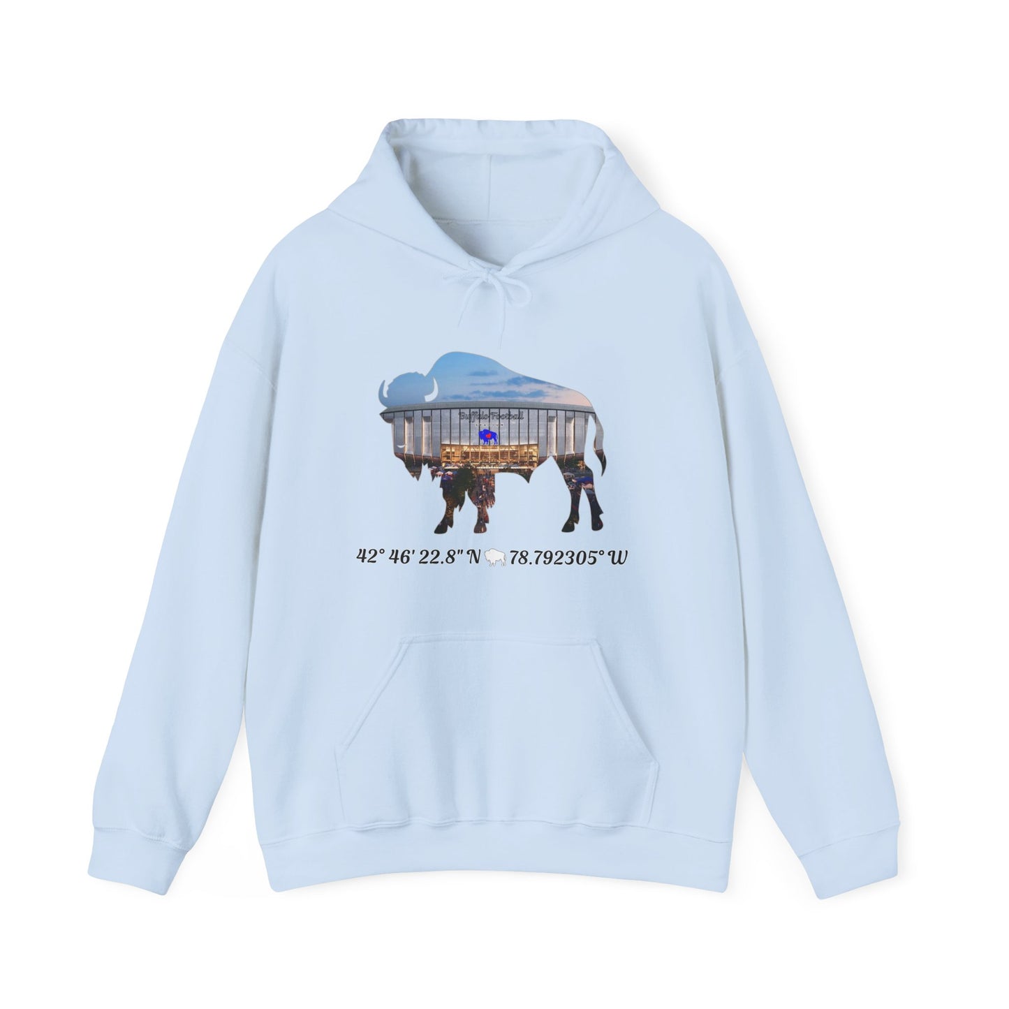 Welcome to Buffalo Football's New Stadium Unisex Heavy Blend™ Hooded Sweatshirt