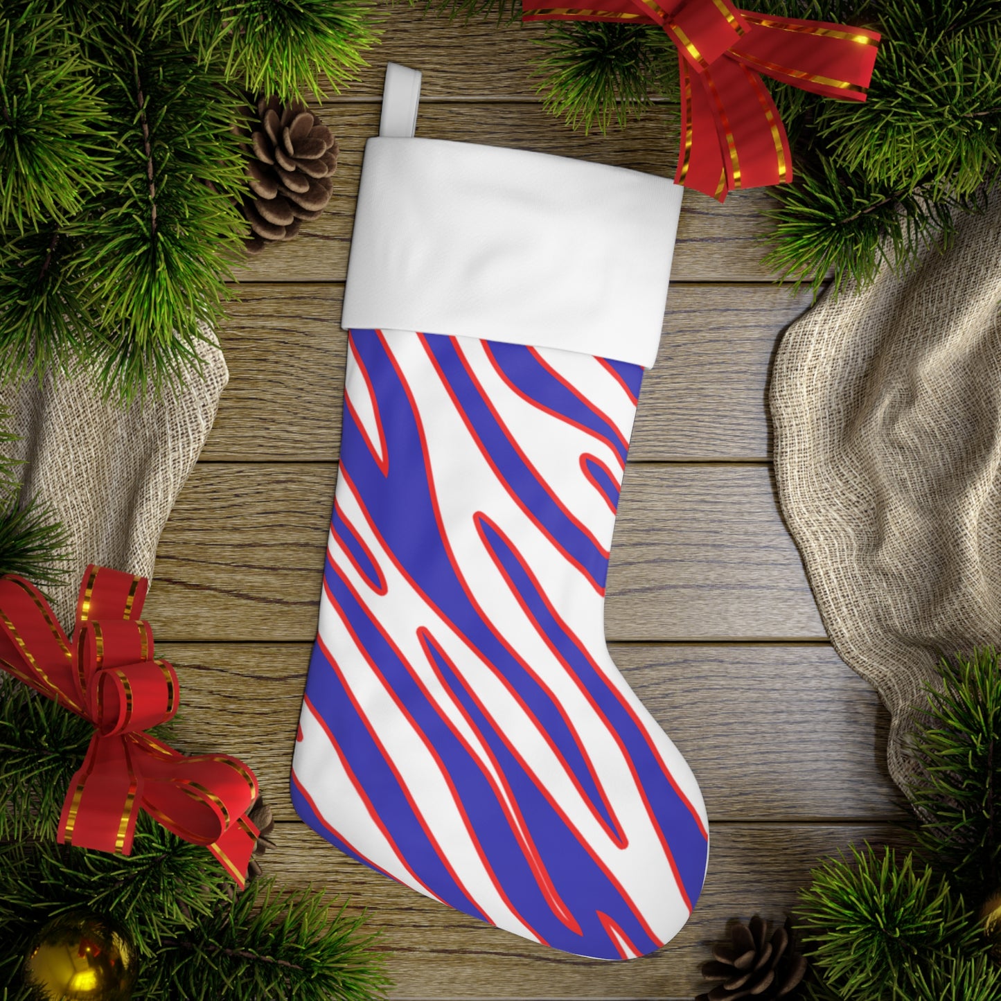 Zubaz Holiday Stocking