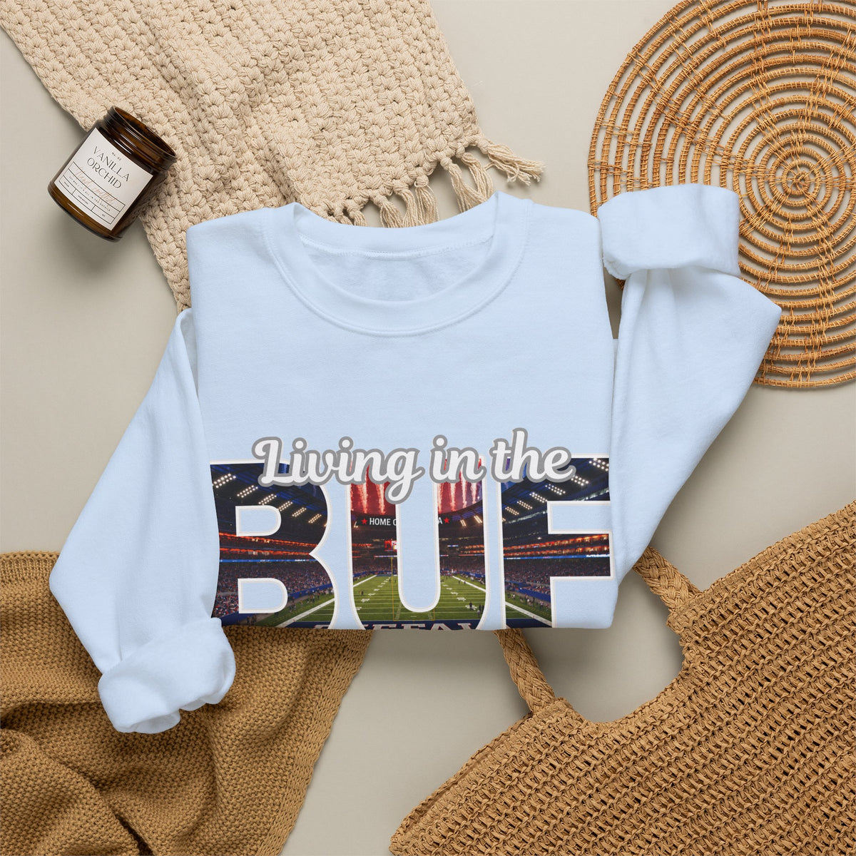 BUF New Stadium Unisex Heavy Blend™ Crewneck Sweatshirt