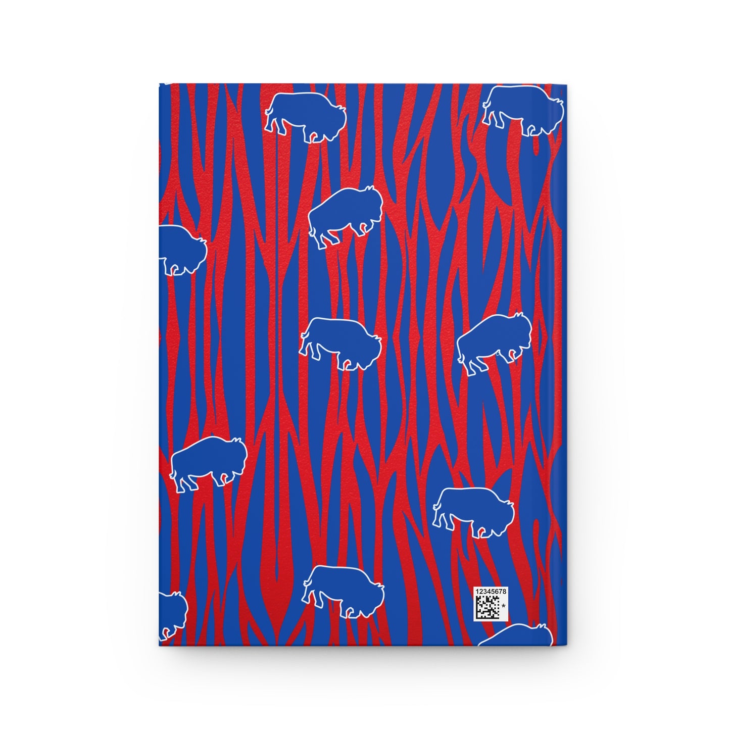 Wild About BUFFALO 6" x 9" 150 Page (75 sheets) white lined paper Hardcover Journal Matte (Pattern #15)