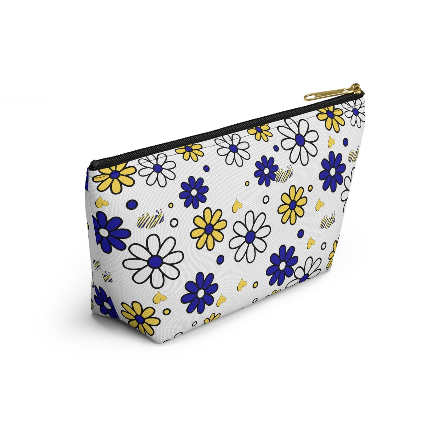 Buffalo Sabres Flower Power Retro Accessory Pouch w T-bottom