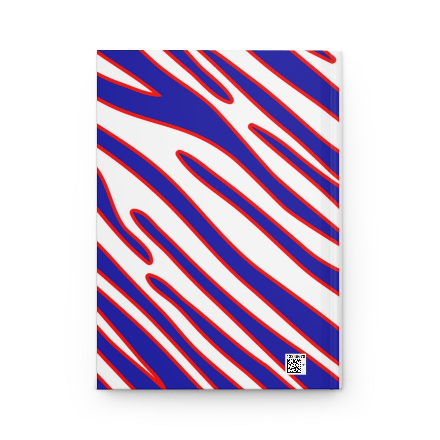 zubaz print BUFFALO 6" x 9" 150 Page (75 sheets) white lined paper Hardcover Journal Paw Print Design