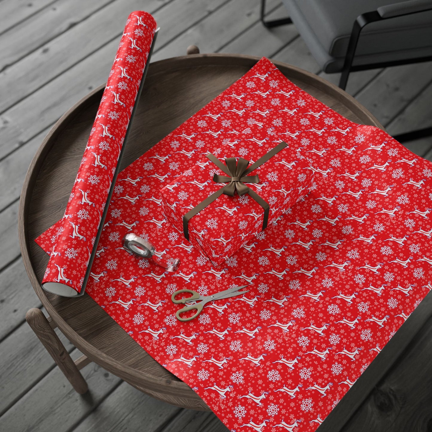 Red Billsmas Wrapping Paper