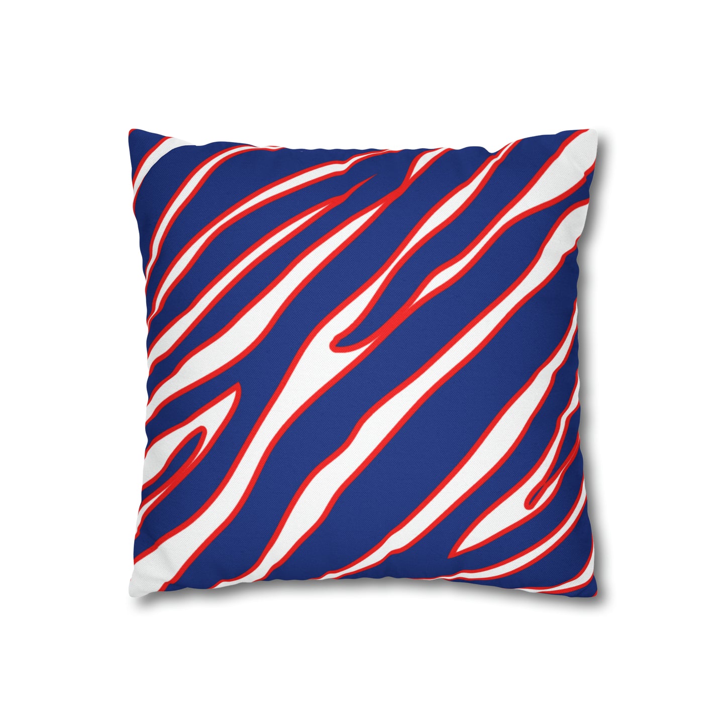 Zubaz Buffalo Bills Spun Polyester Square Pillow Case