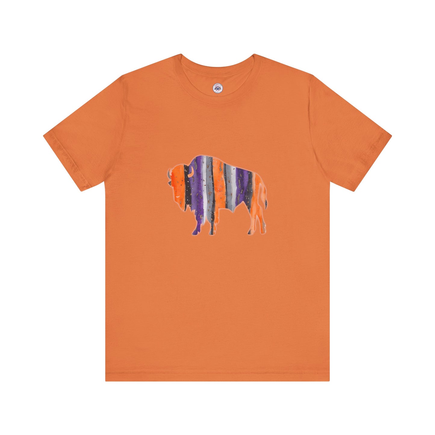 Bandits Watercolor Buffalo Unisex Short Sleeve Tee