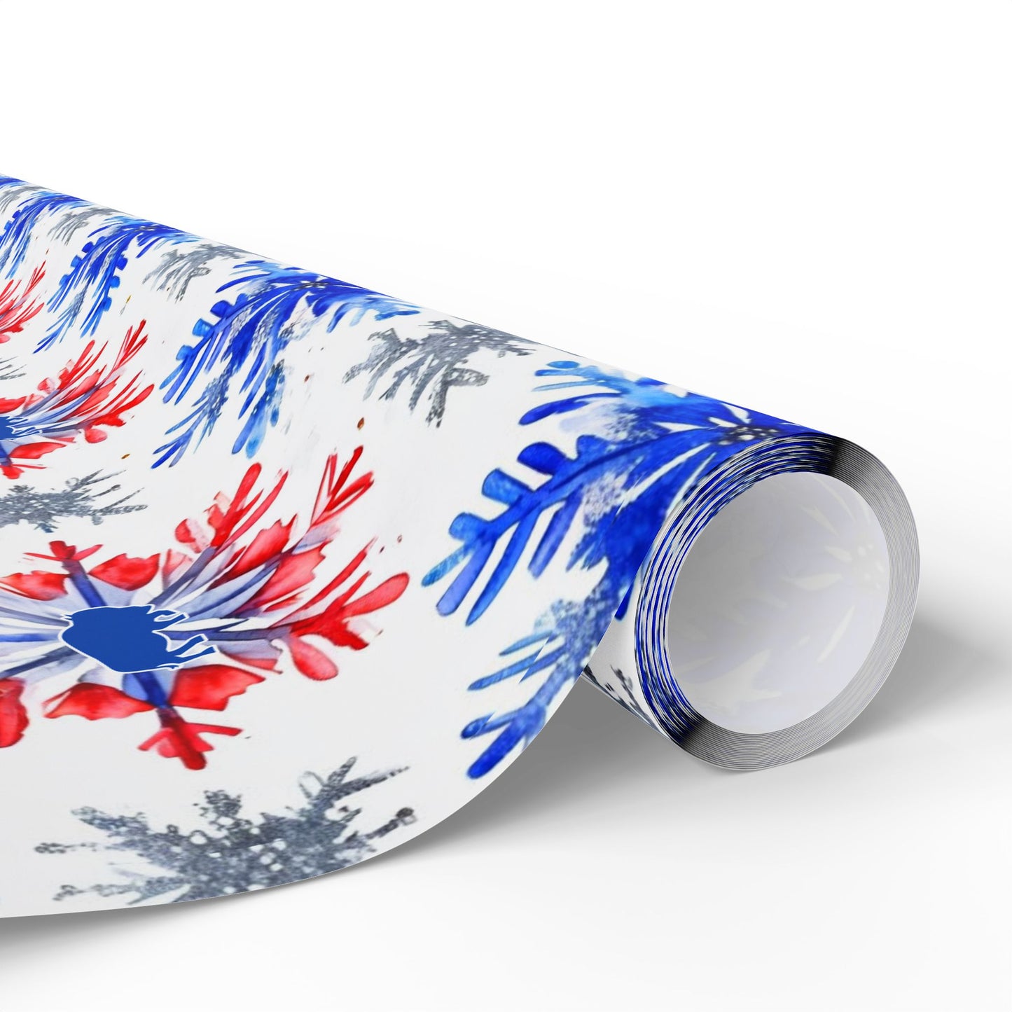 Buffalo Football Snowflake Wrapping Papers