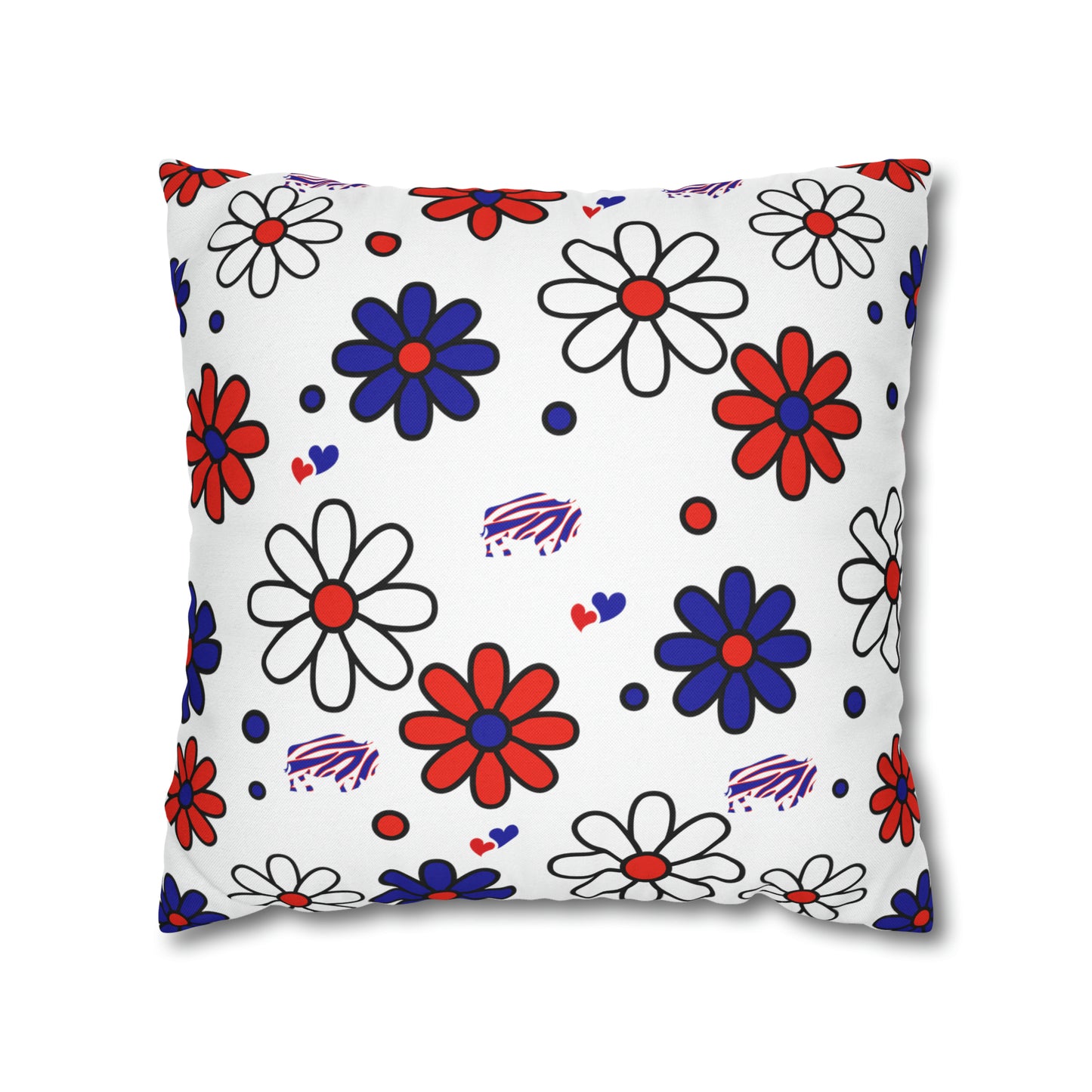 Bills Flower Power Pillow Case