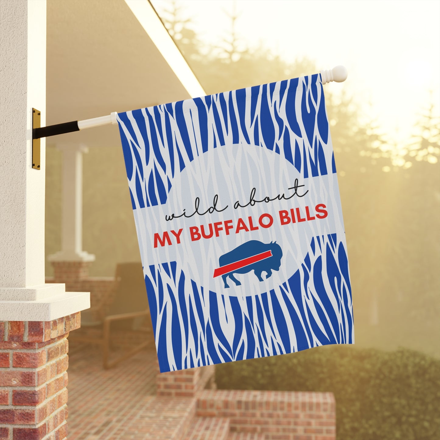 Wild About Buffalo Garden Flags Design #6