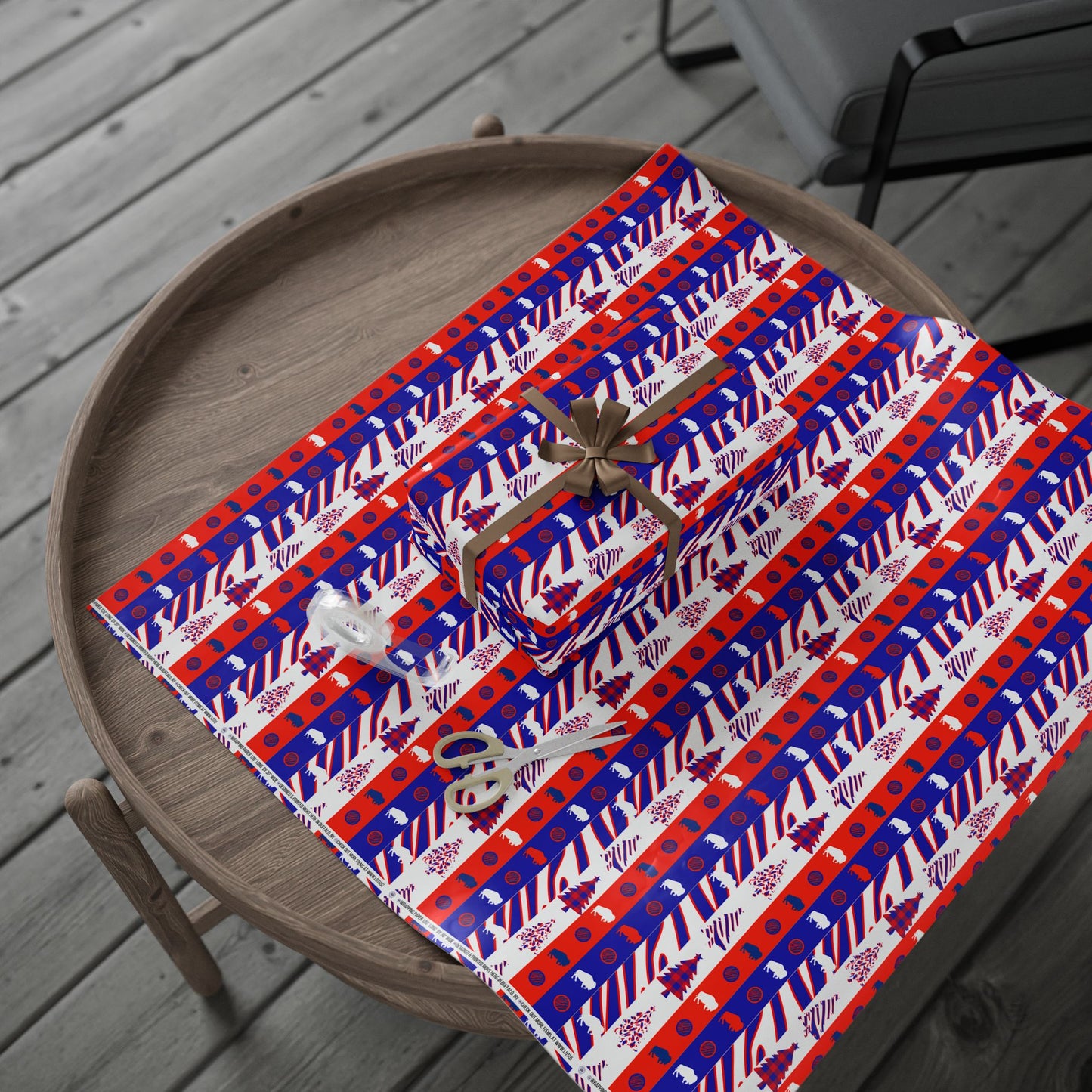 Buffalo Bills HOLIDAY ICON Wrapping Papers