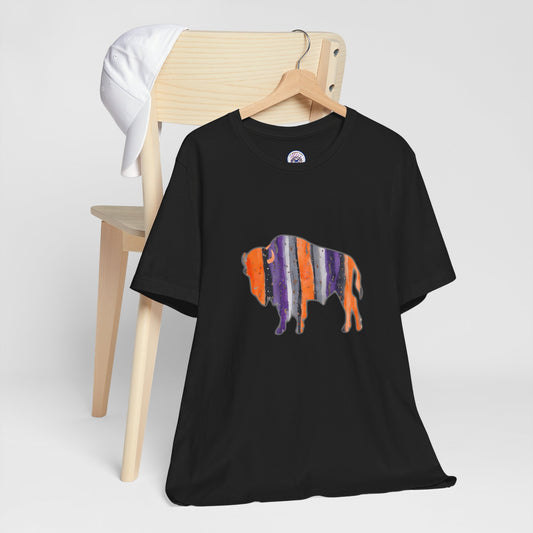 Bandits Watercolor Buffalo Unisex Short Sleeve Tee