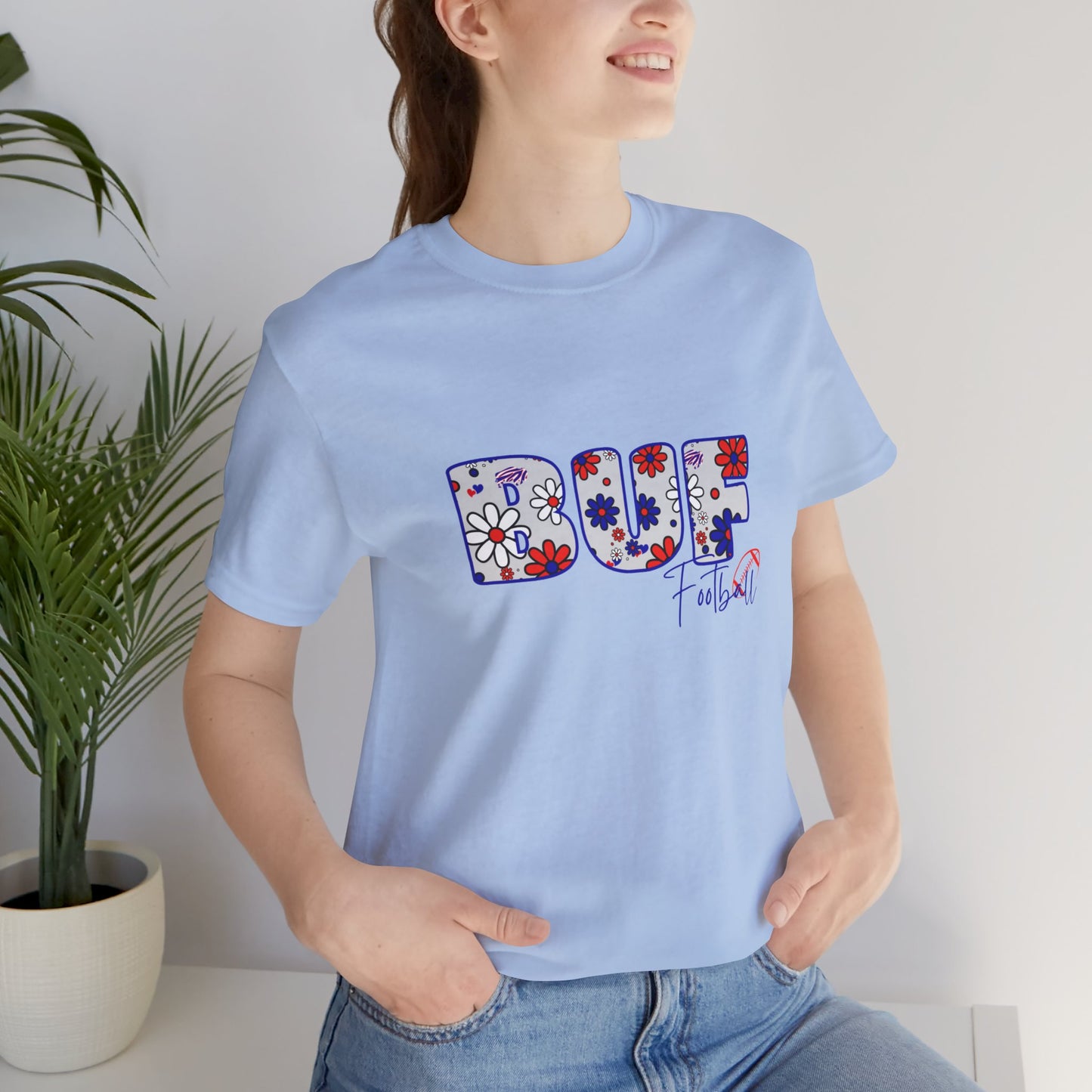 Buffalo Bills Flower Power Print T-Shirt