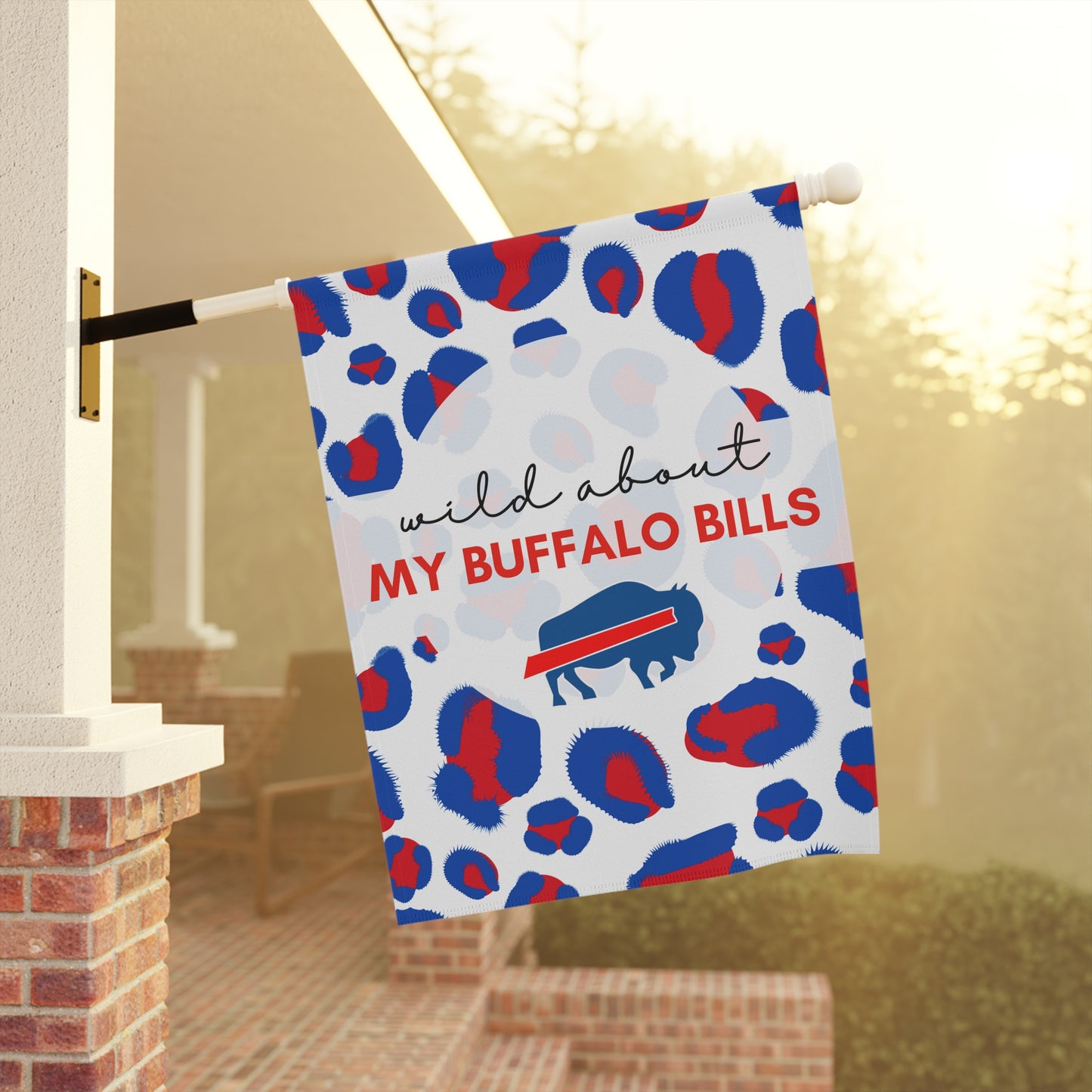 Wild About Buffalo Garden Flags Design #10