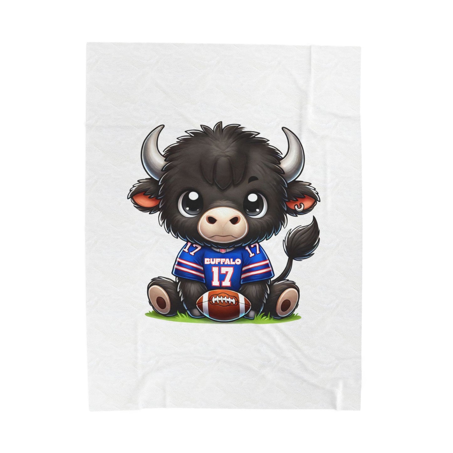 Children’s Buffalo Football Velveteen Blanket