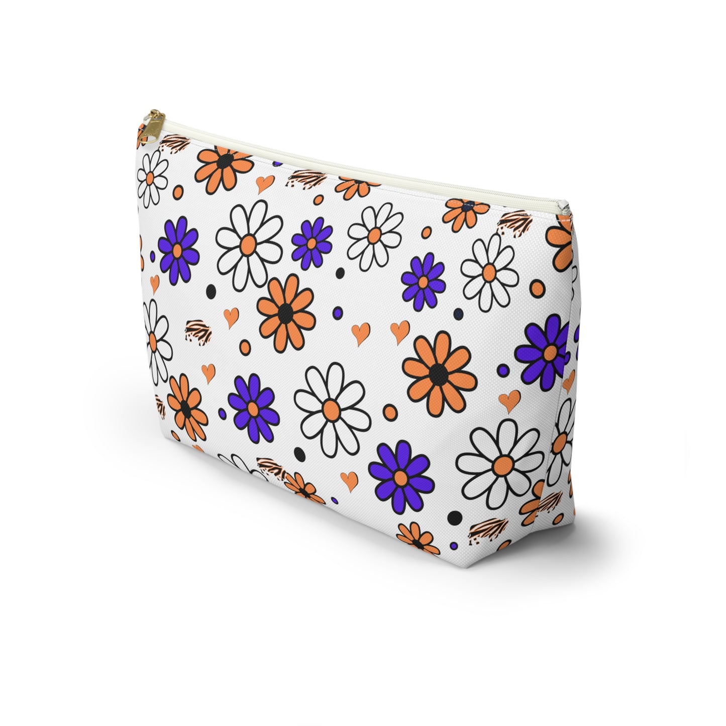 Buffalo Bandits Flower Power Retro Accessory Pouch w T-bottom