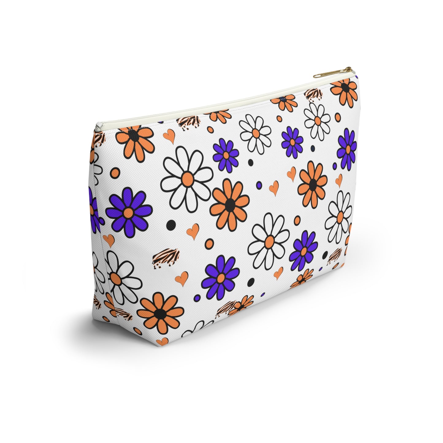 Buffalo Bandits Flower Power Retro Accessory Pouch w T-bottom