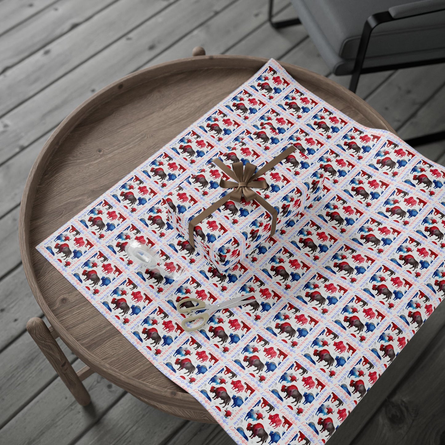 Buffalo Stampede Wrapping Paper