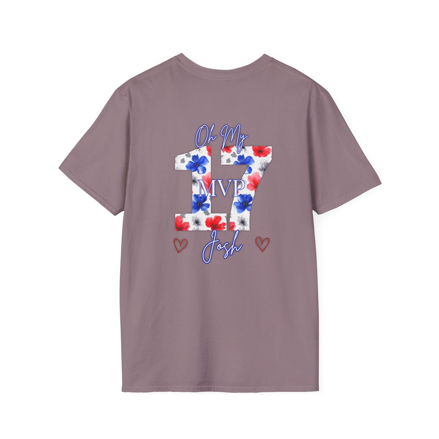 Floral MVP T-Shirt - Unisex Softstyle Tee for Celebrations