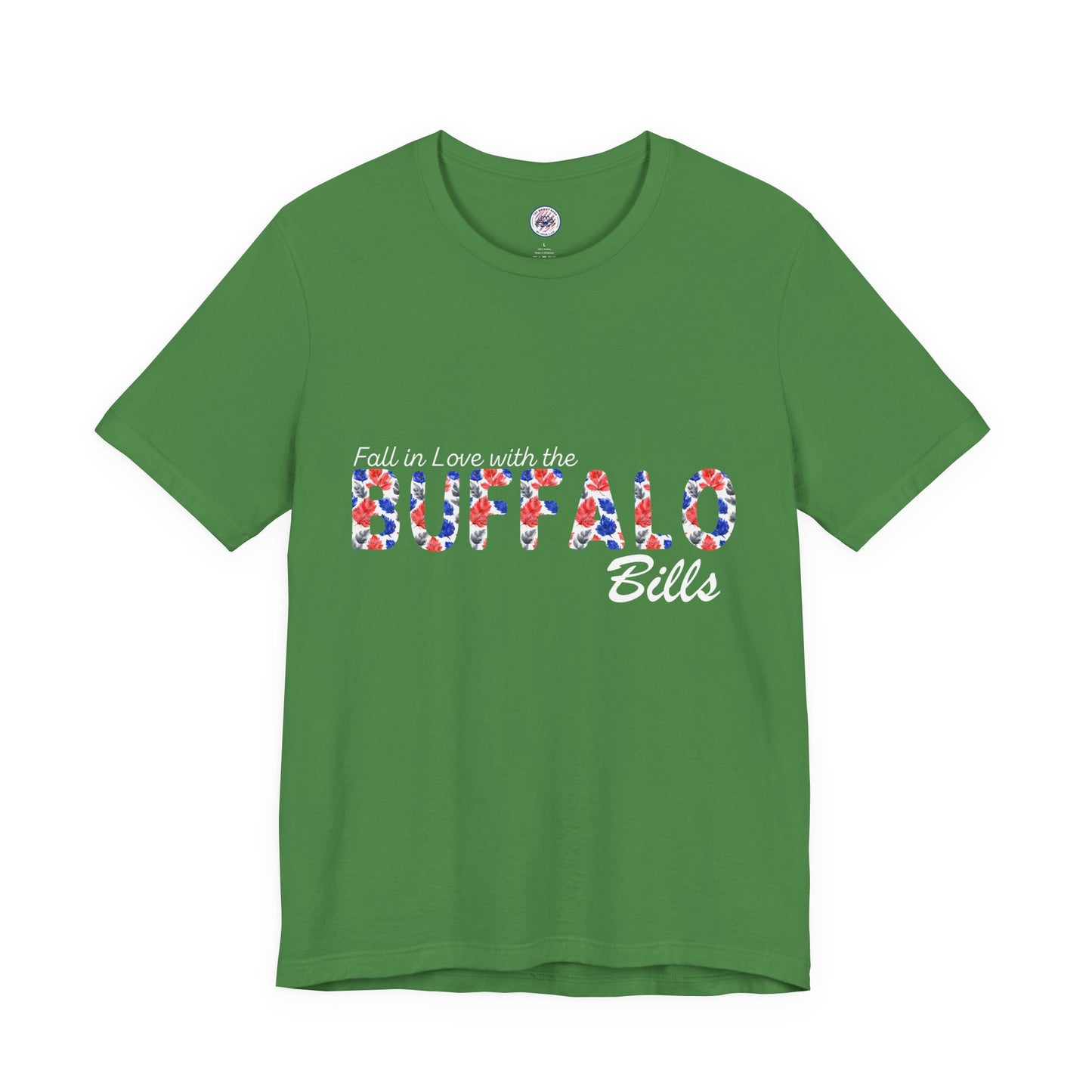 Fall in Love with the Bills Watercolor Leaves T-Shirt