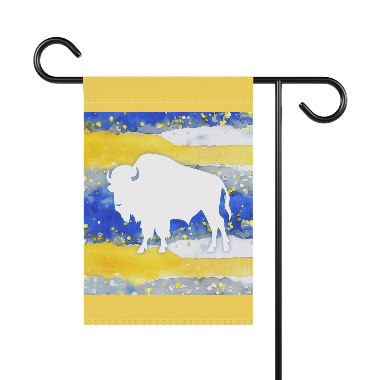 Buffalo Hockey Pride Watercolor Stripe Theme