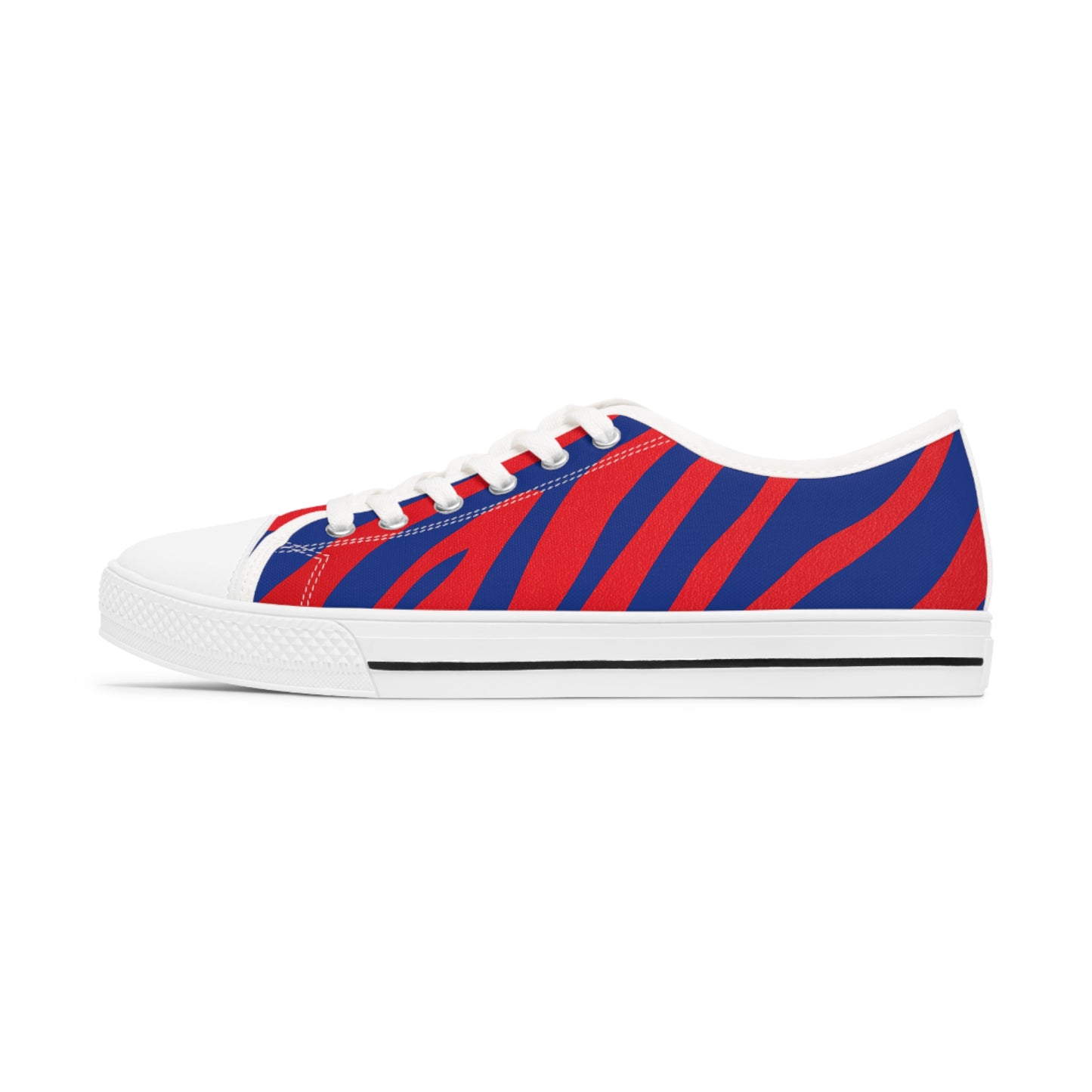 Wild About Buffalo Stripes Women's Low Top Sneakers