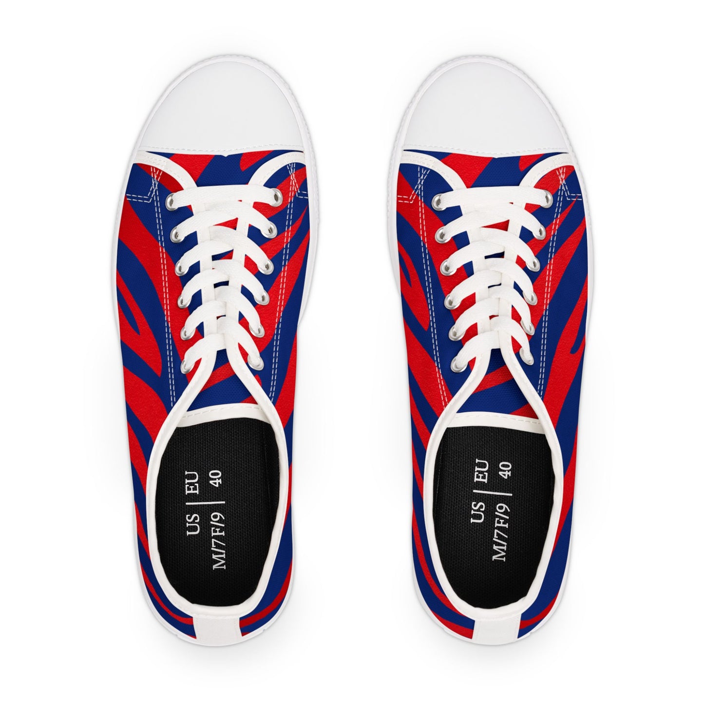 Wild About Buffalo Stripes Women's Low Top Sneakers