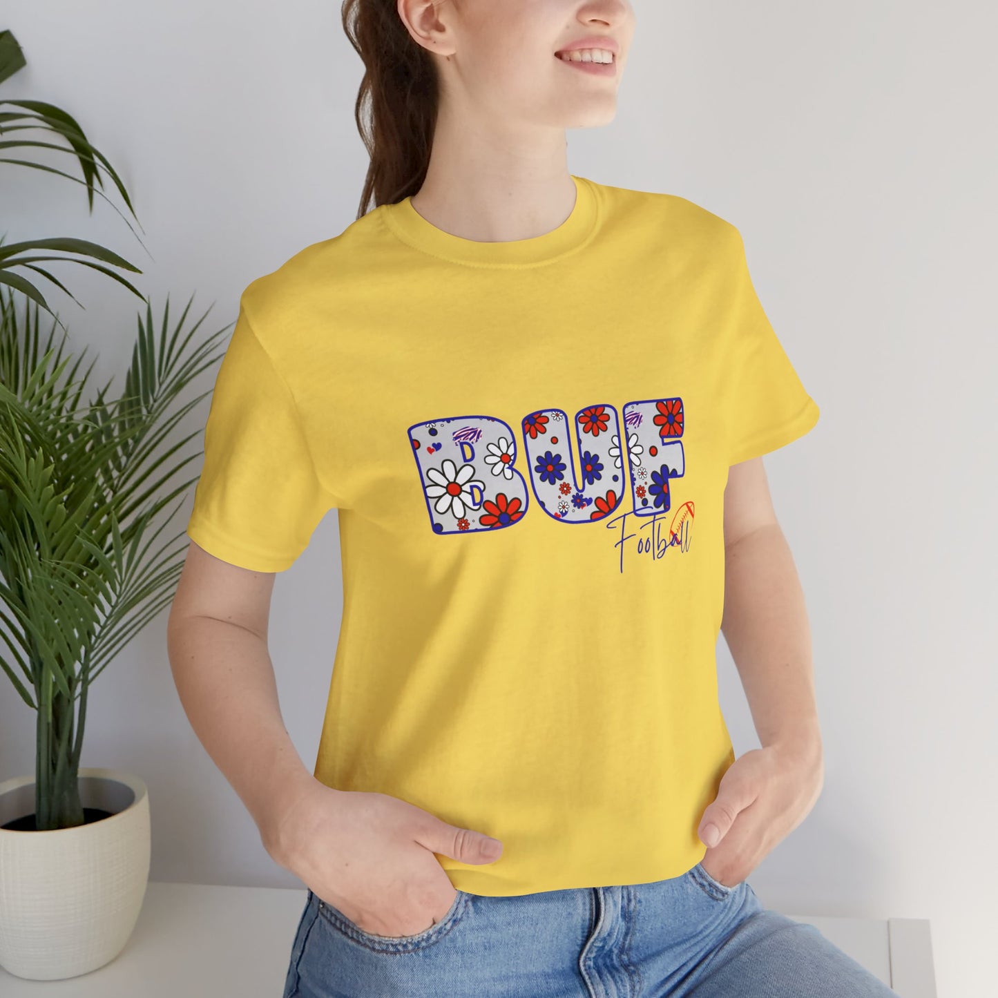 Buffalo Bills Flower Power Print T-Shirt