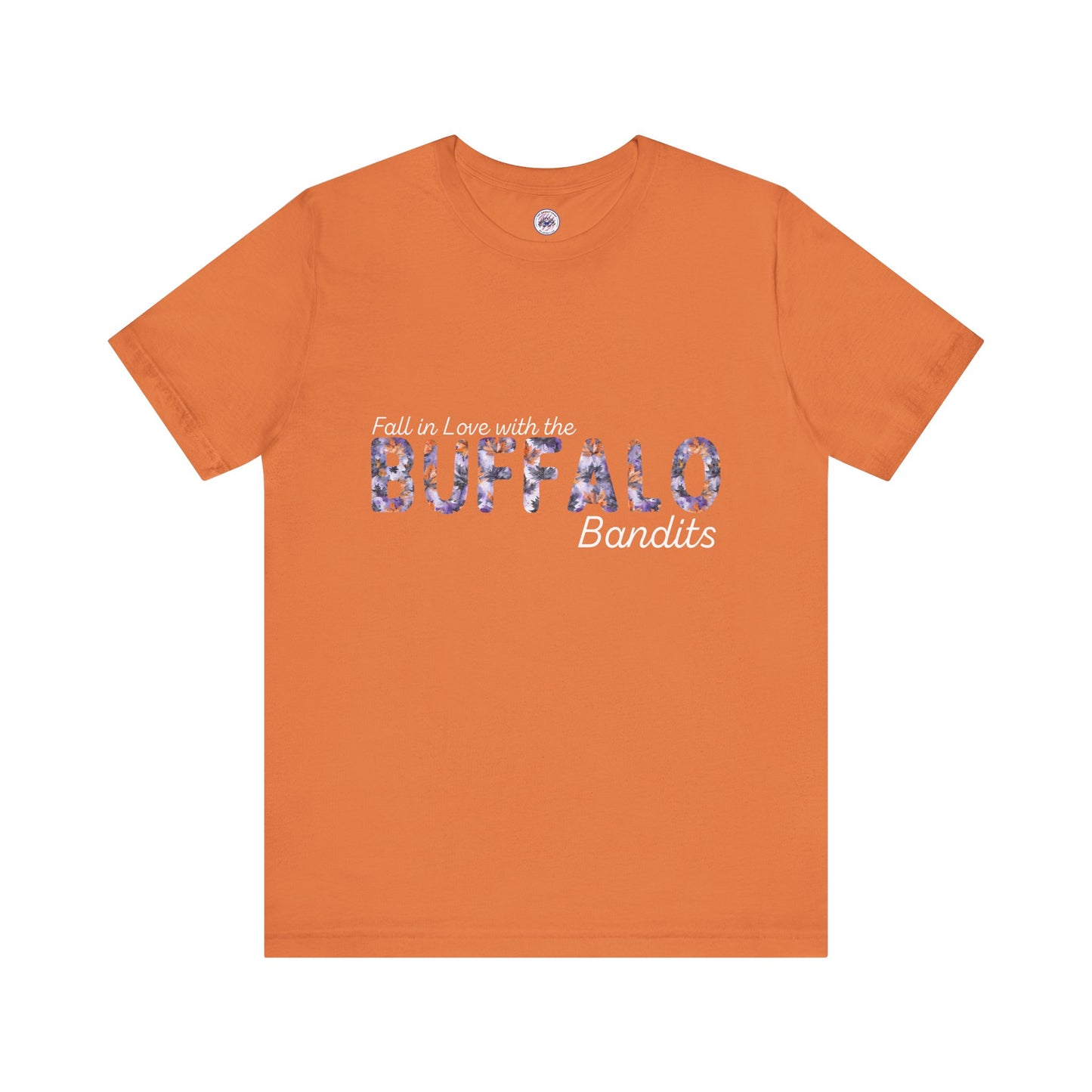 Fall in Love with the Bandits Watercolor Buffalo Leaves T-Shirt