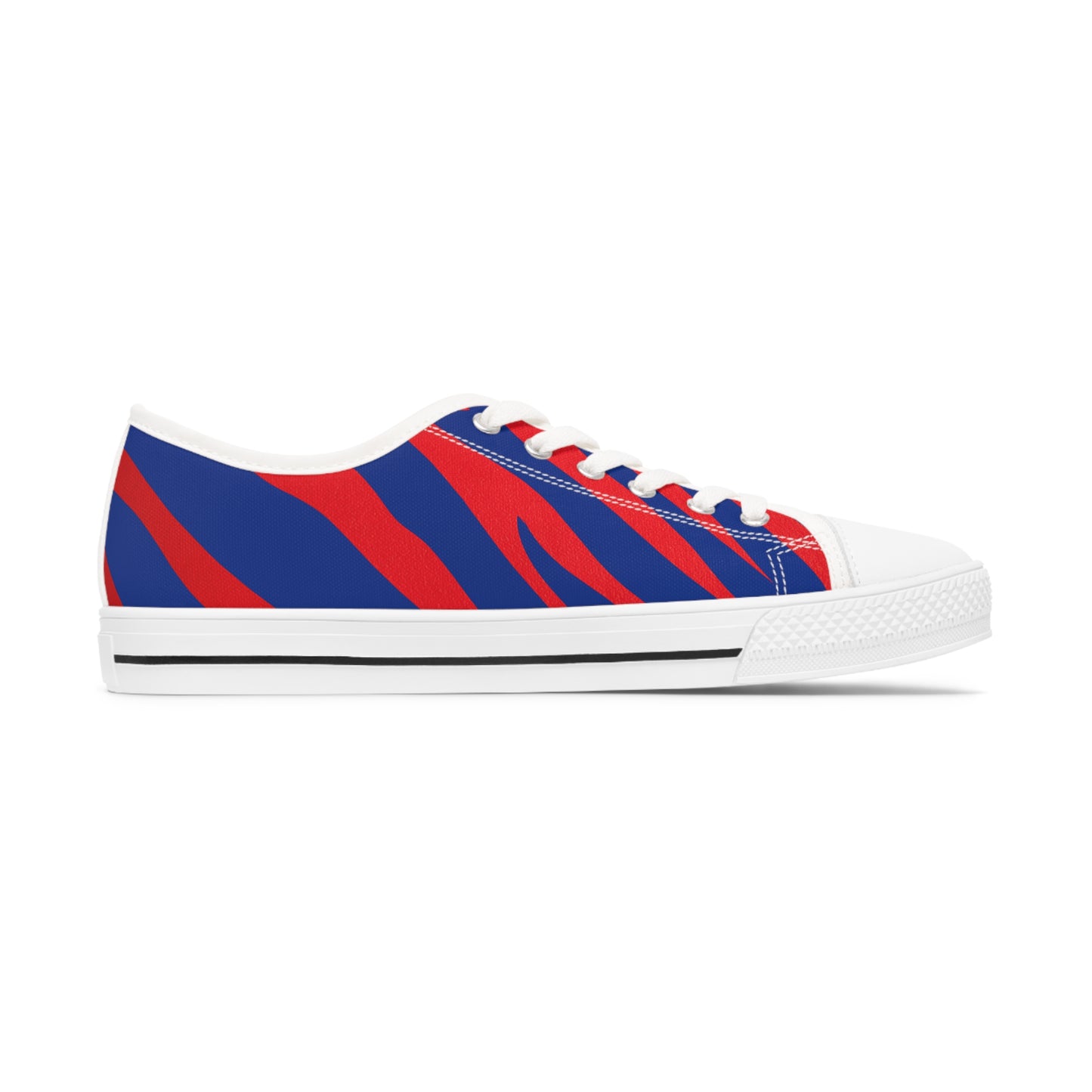 Wild About Buffalo Stripes Women's Low Top Sneakers