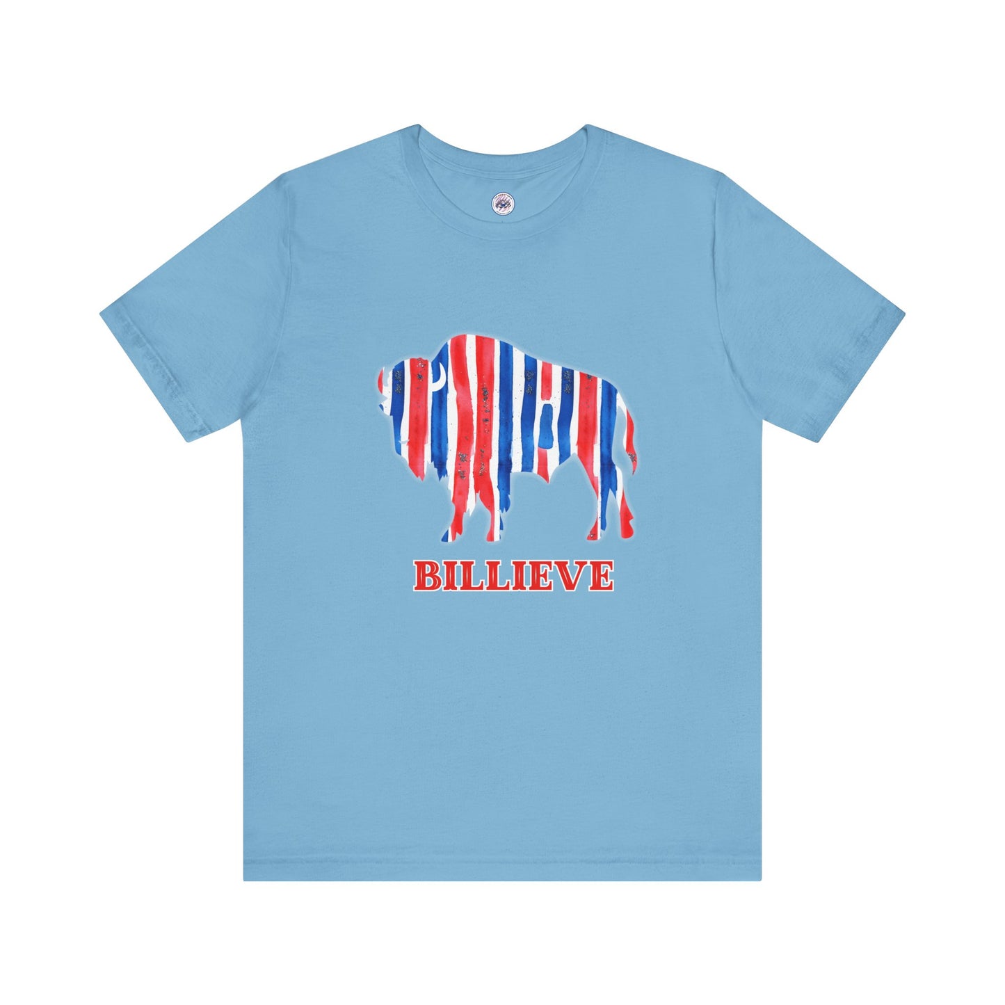 Watercolor Buffalo Unisex Short Sleeve Tee