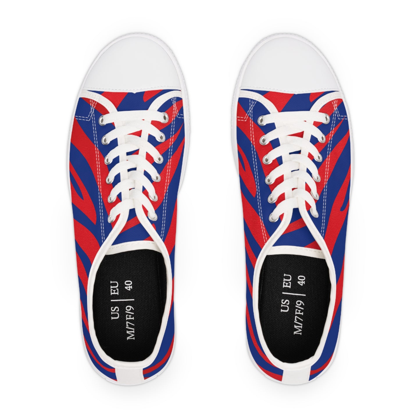 Wild About Buffalo Stripes Women's Low Top Sneakers