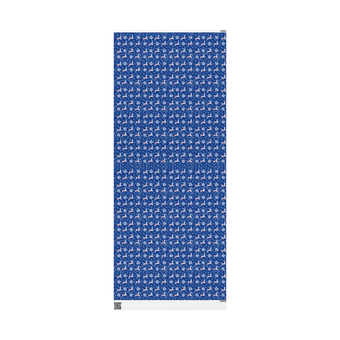 Blue Billmas Wrapping Paper