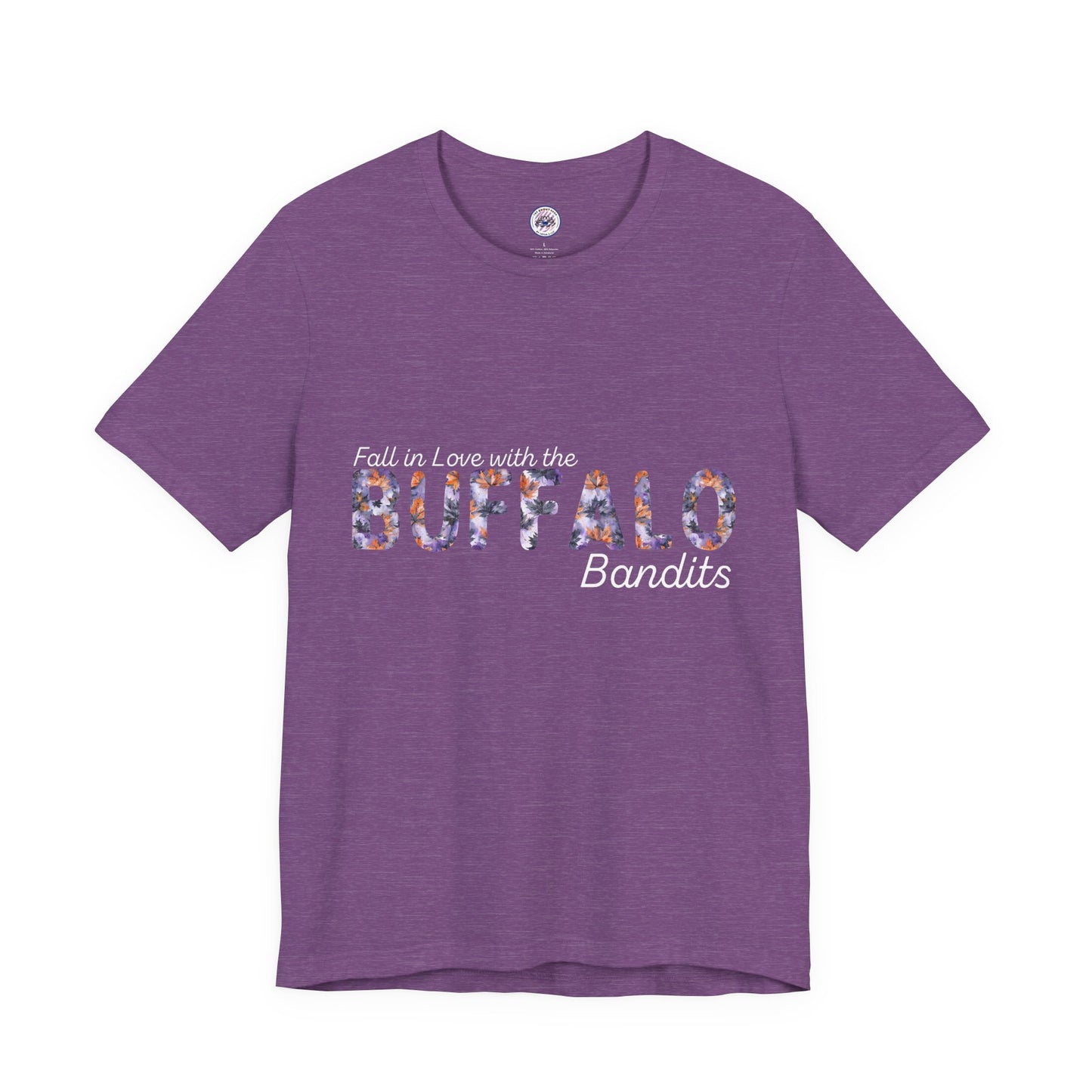 Fall in Love with the Bandits Watercolor Buffalo Leaves T-Shirt