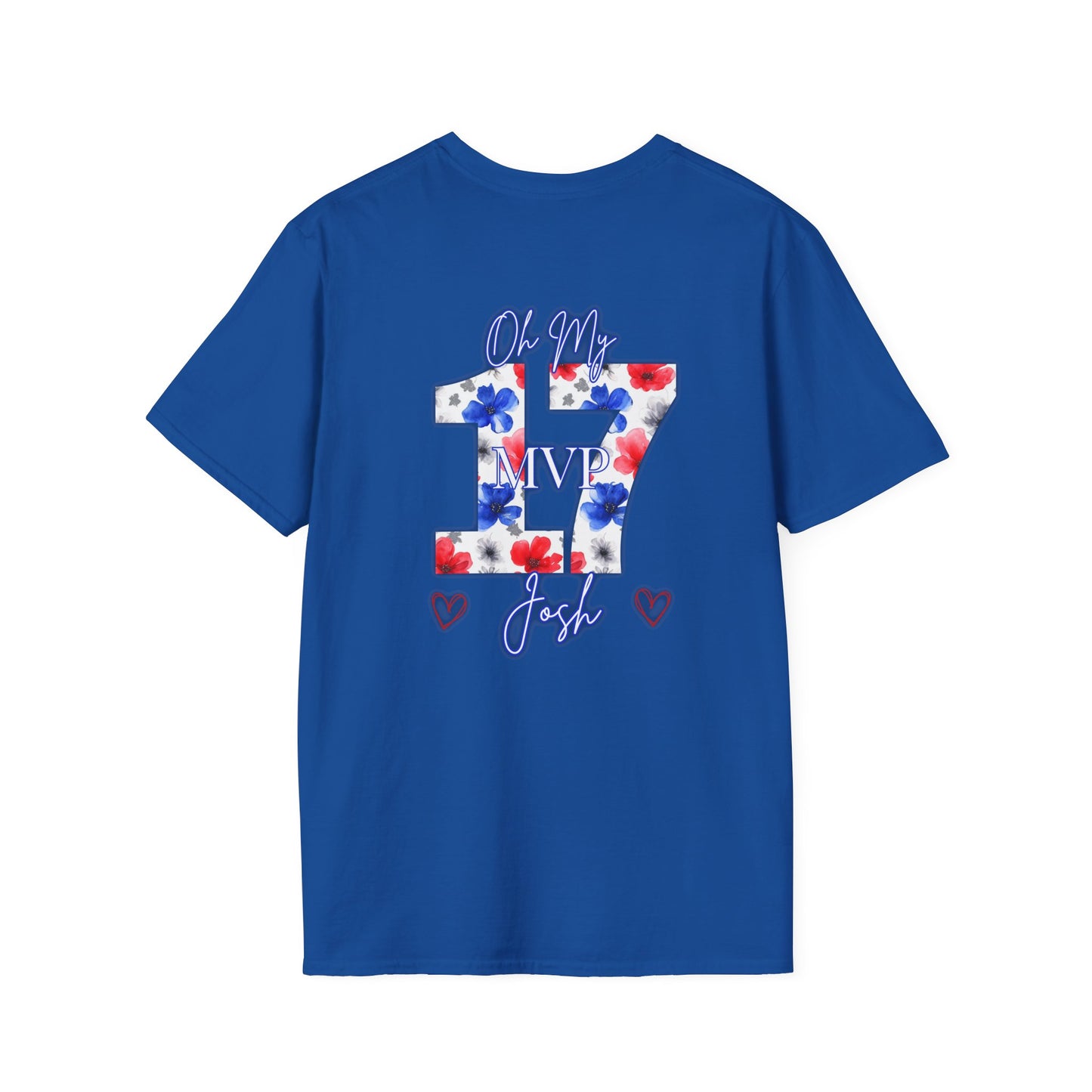 Floral MVP T-Shirt - Unisex Softstyle Tee for Celebrations