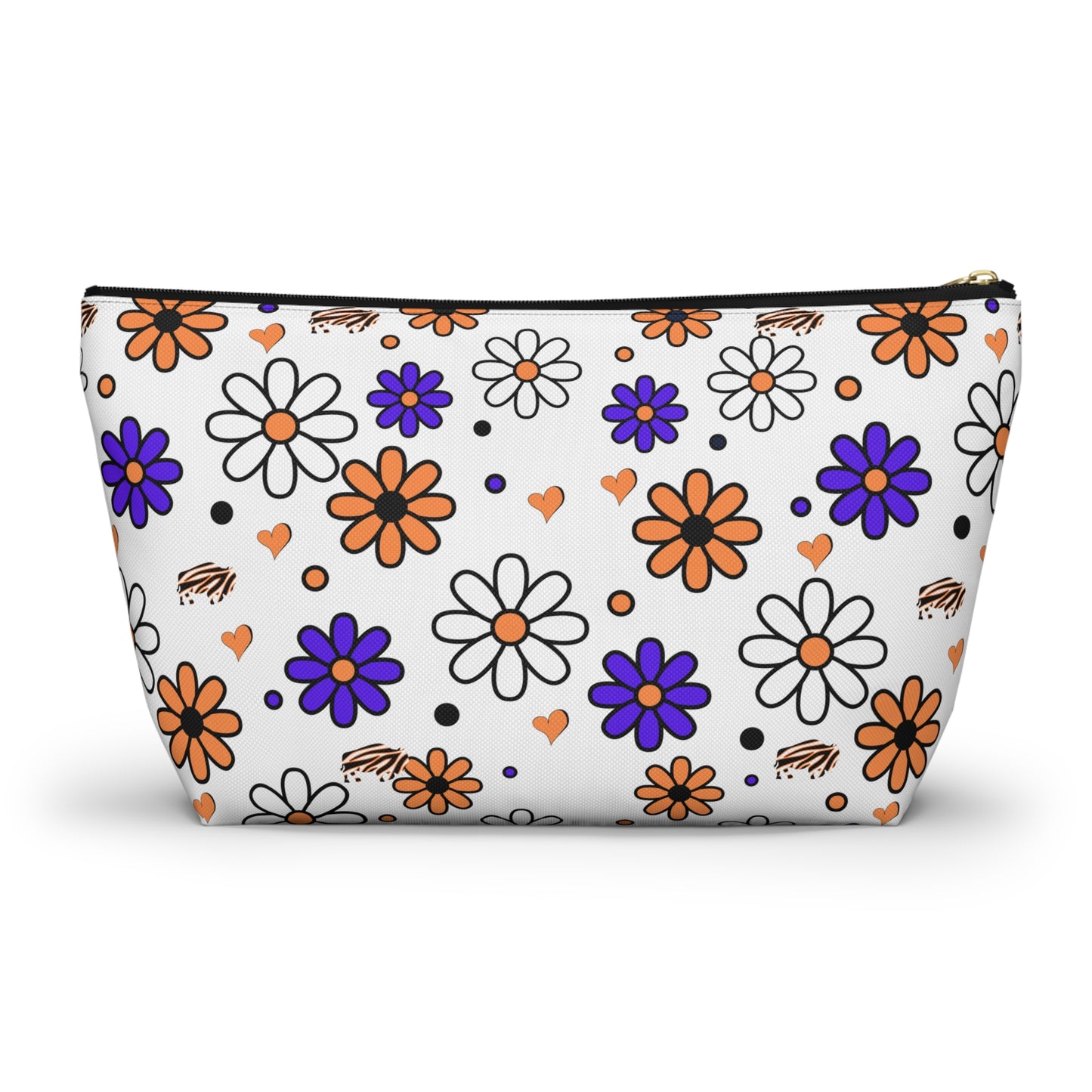 Buffalo Bandits Flower Power Retro Accessory Pouch w T-bottom