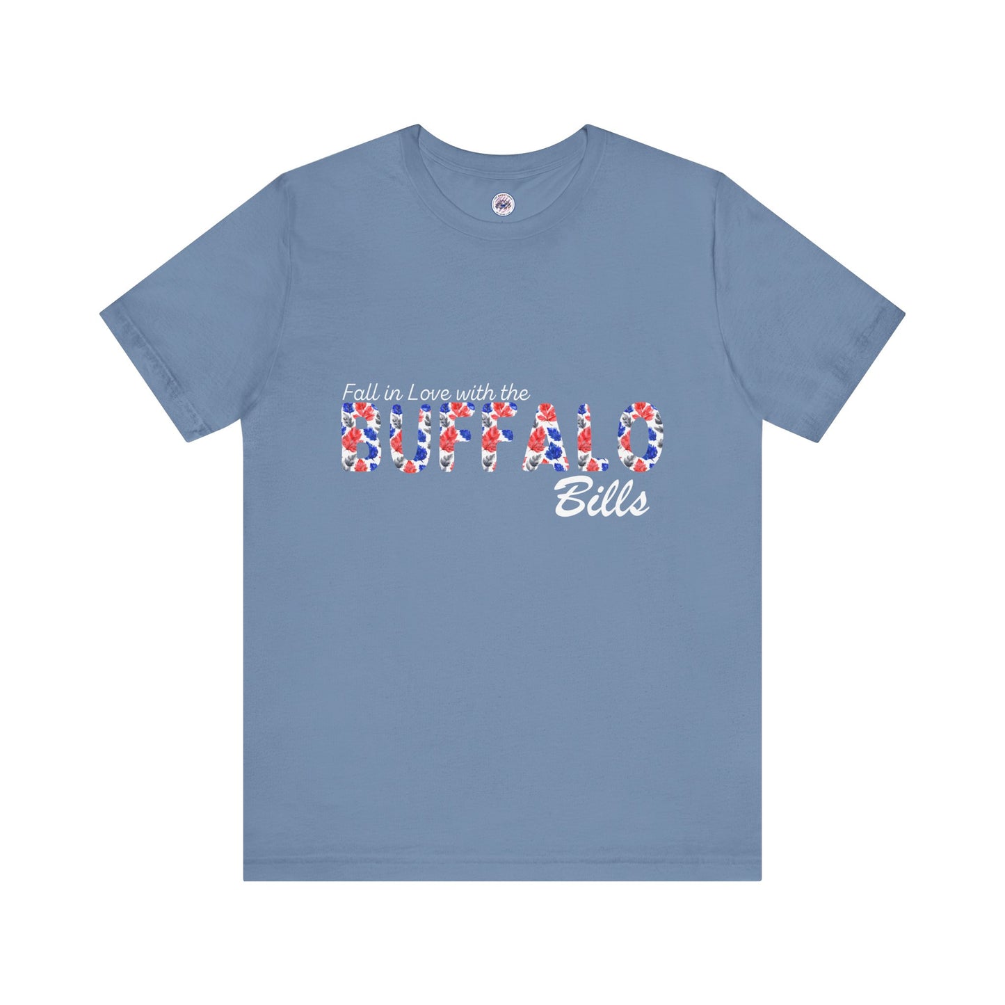 Fall in Love with the Bills Watercolor Leaves T-Shirt