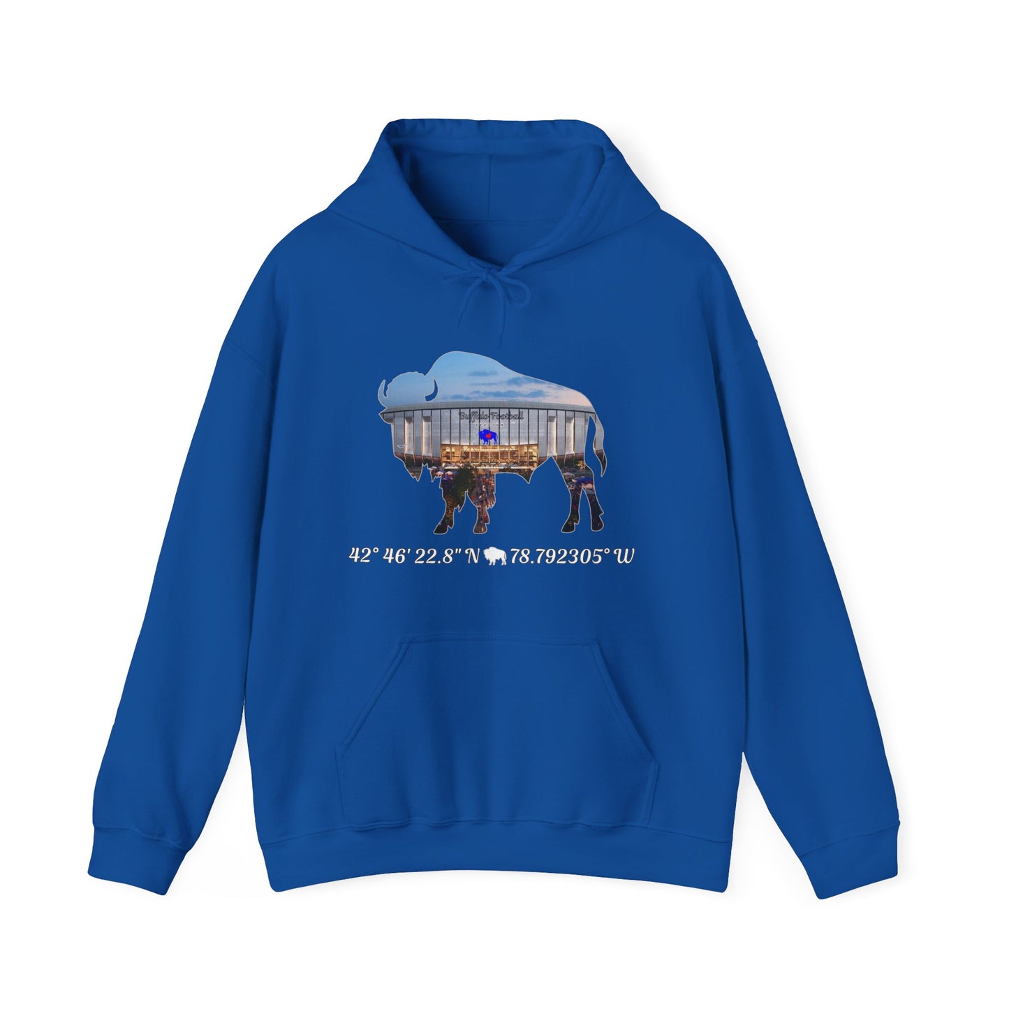 Welcome to Buffalo Football's New Stadium Unisex Heavy Blend™ Hooded Sweatshirt