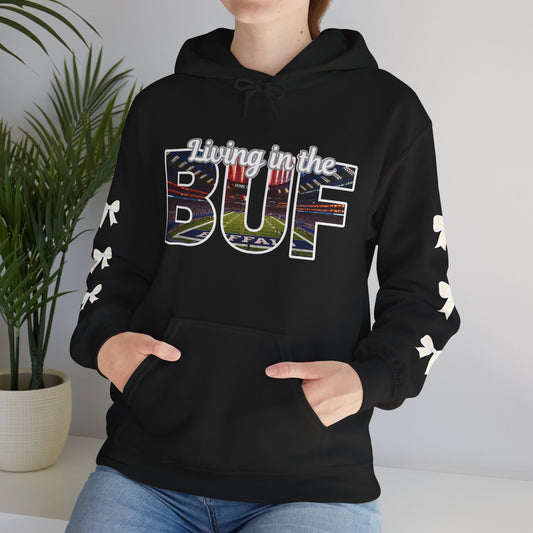 BUF Buffalo Bills Stadium Unisex Heavy Blend™ Hooded Sweatshirt